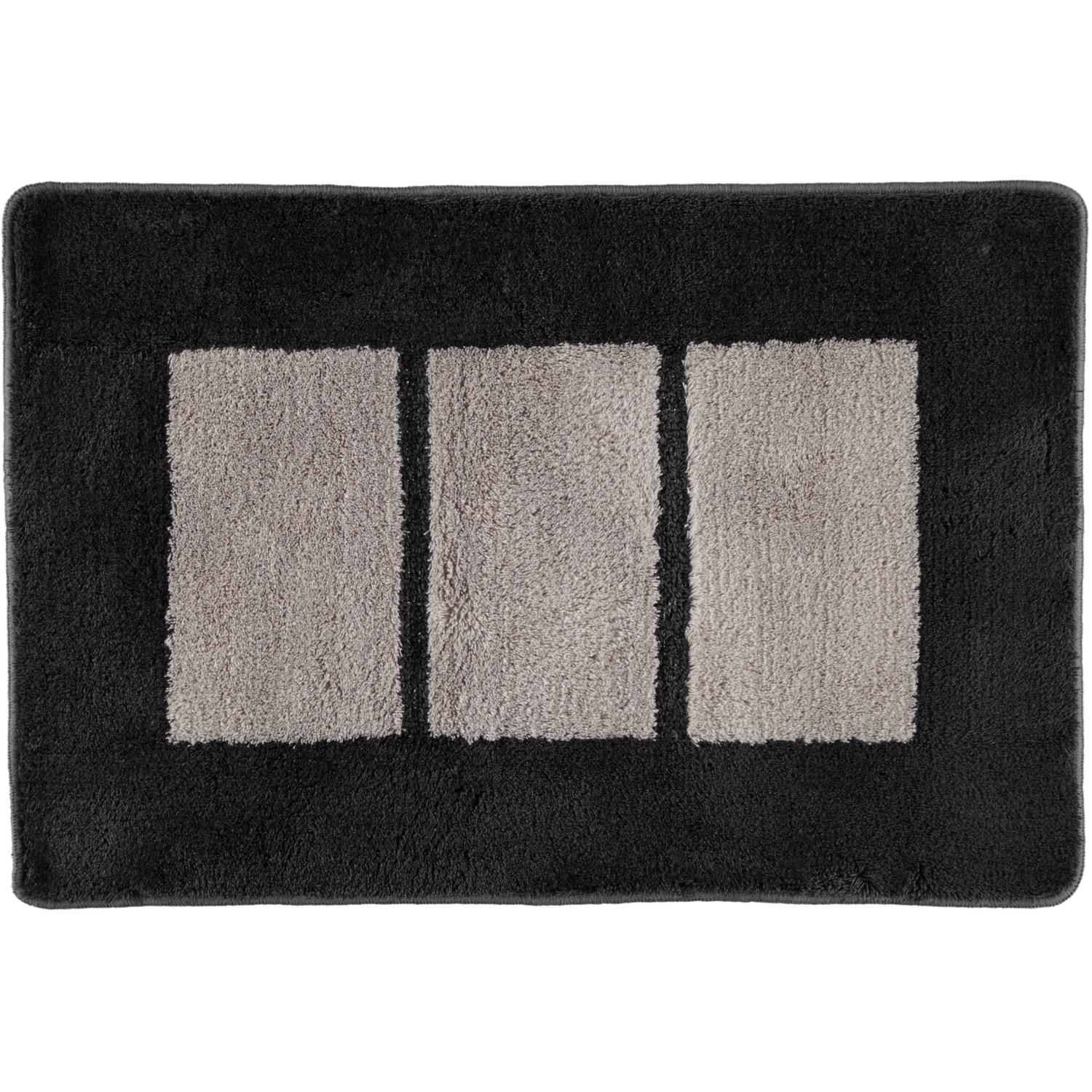 Rhomtuft RHOMY home Badteppiche Liberty anthrazit-perlgrau - 409