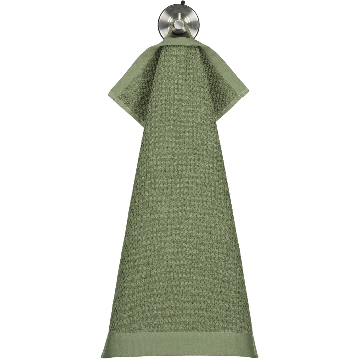 Rhomtuft - Handtücher Baronesse - Farbe: olive - 404 - Gästetuch 30x50 cm