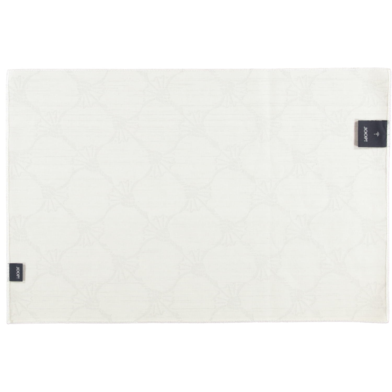 JOOP! Badematte Repetition 64 - Farbe: Weiß - 001 - 60x90 cm
