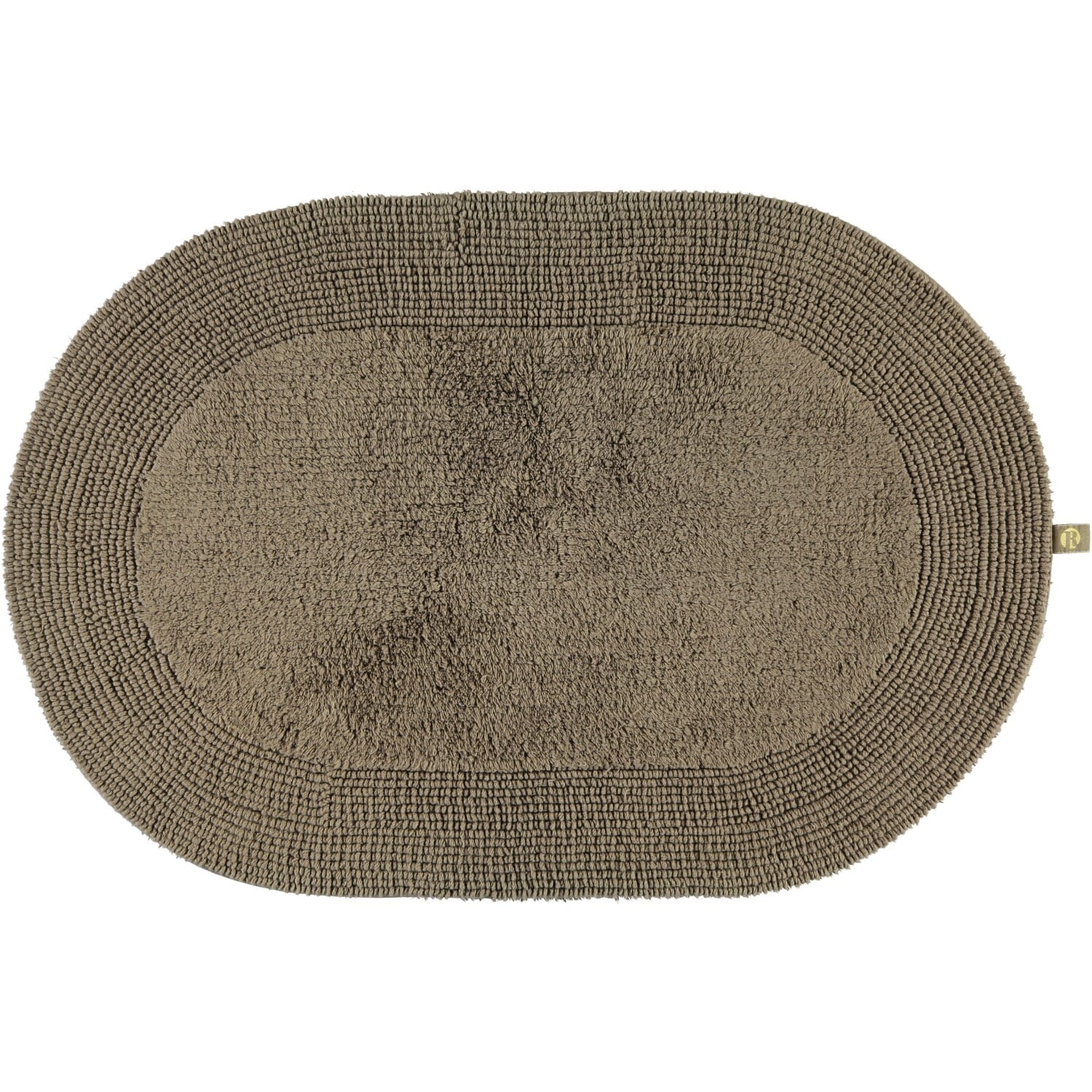 Rhomtuft - Badteppiche Exquisit - Farbe: taupe - 58 - 50x75 cm