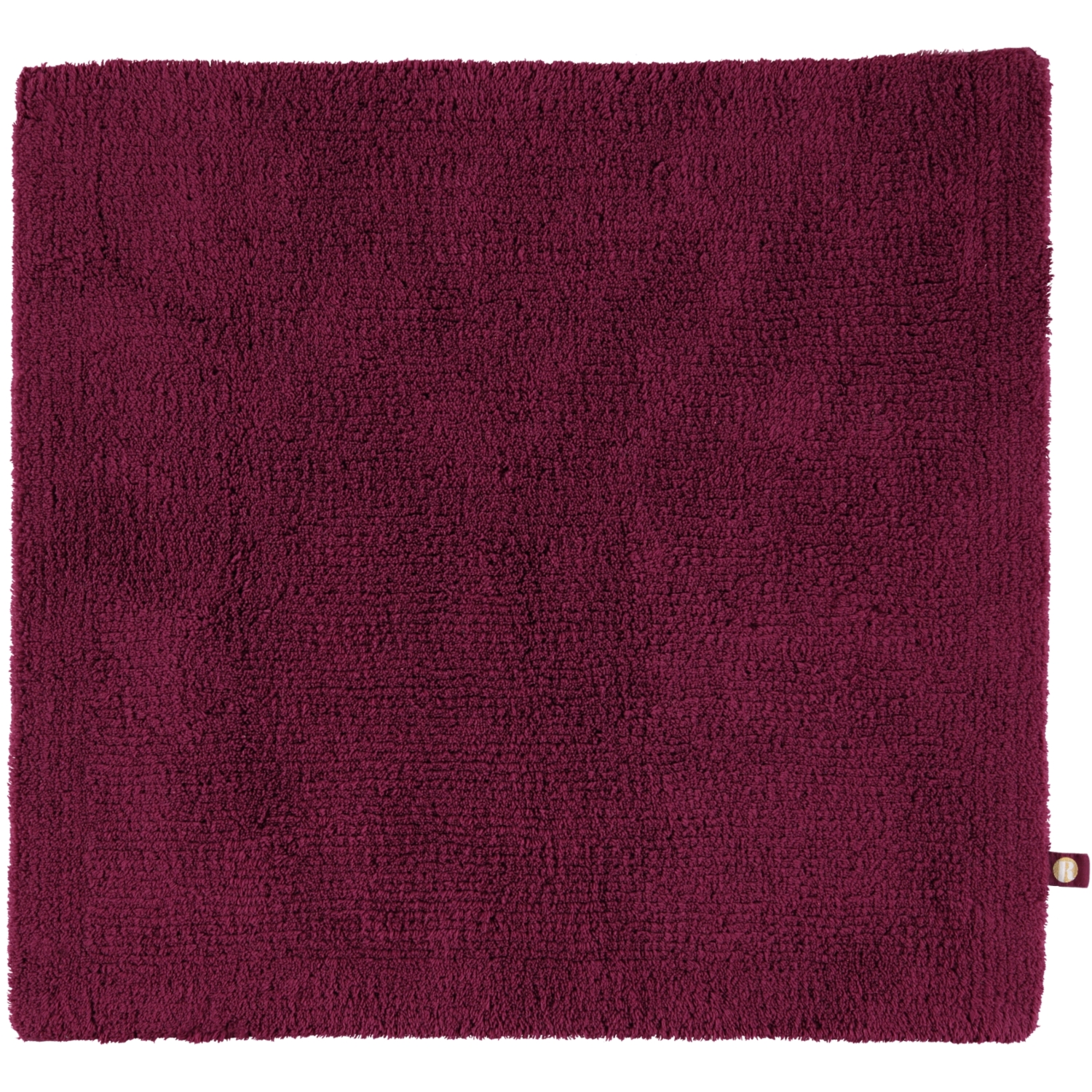 Rhomtuft - Badteppich Pur - Farbe: berry - 237 - 60x60 cm
