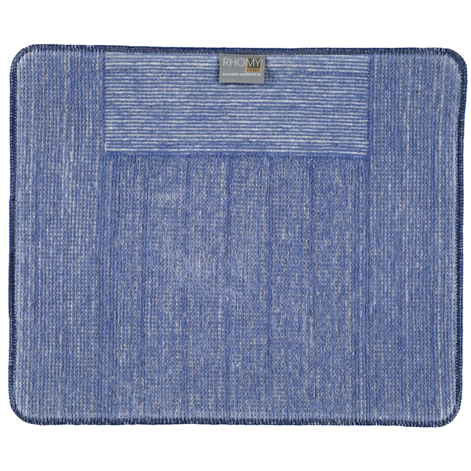 Rhomtuft RHOMY - Badteppich Versailles 255 - Farbe: royalblau/lurex - 408 - 50x60 cm