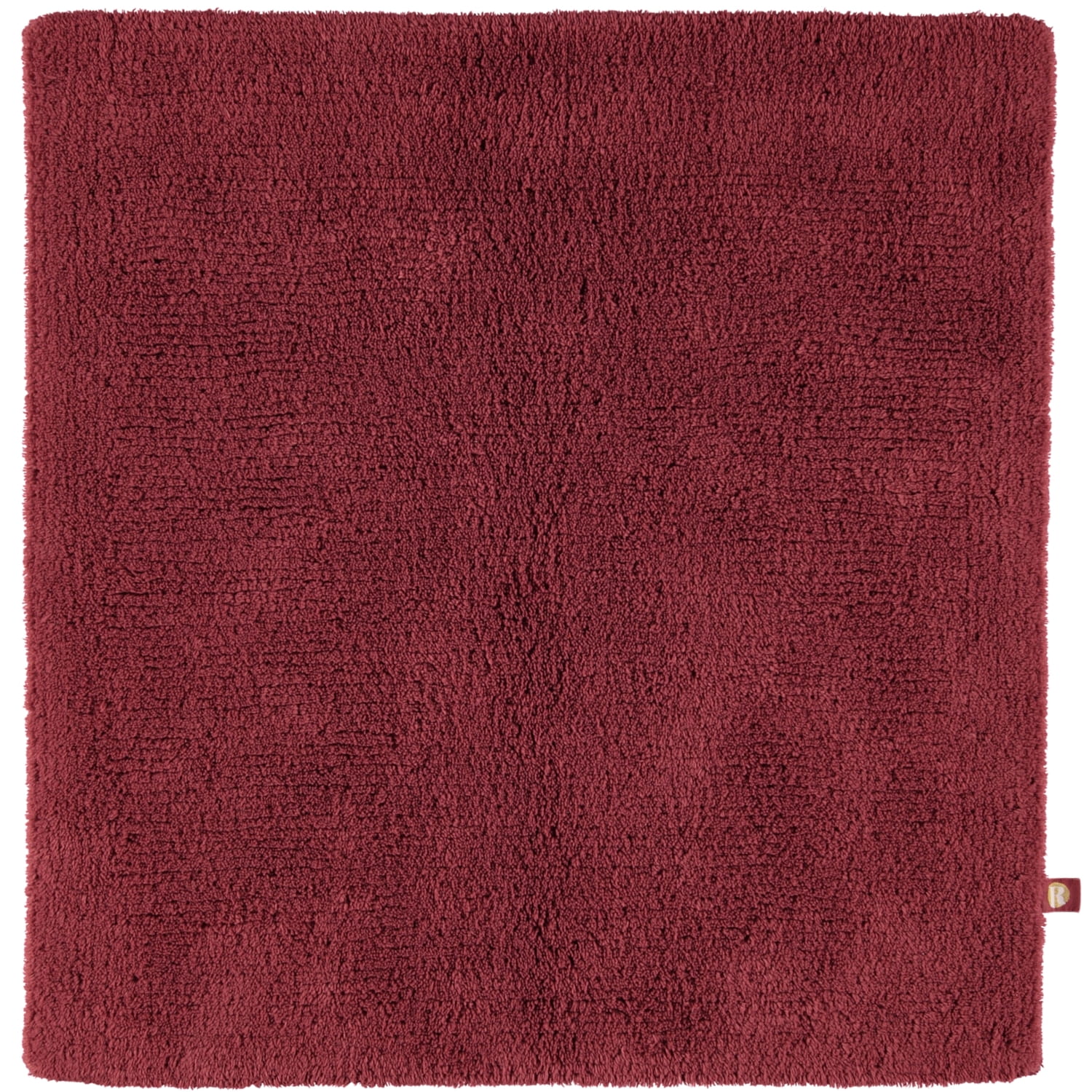 Rhomtuft - Badteppich Pur - Farbe: marsala - 391 - 60x60 cm