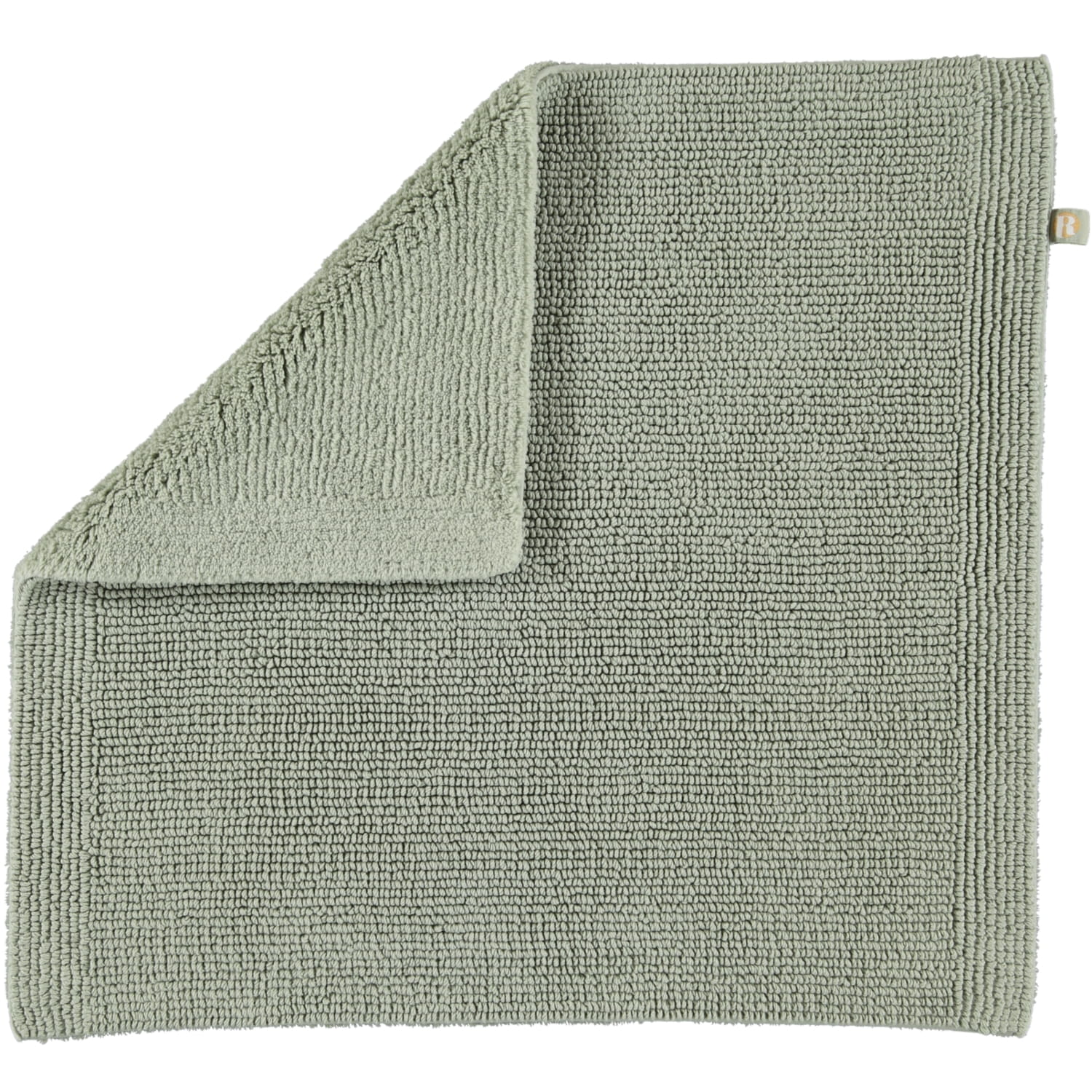 Rhomtuft - Badteppich Pur - Farbe: jade - 90 - 60x60 cm