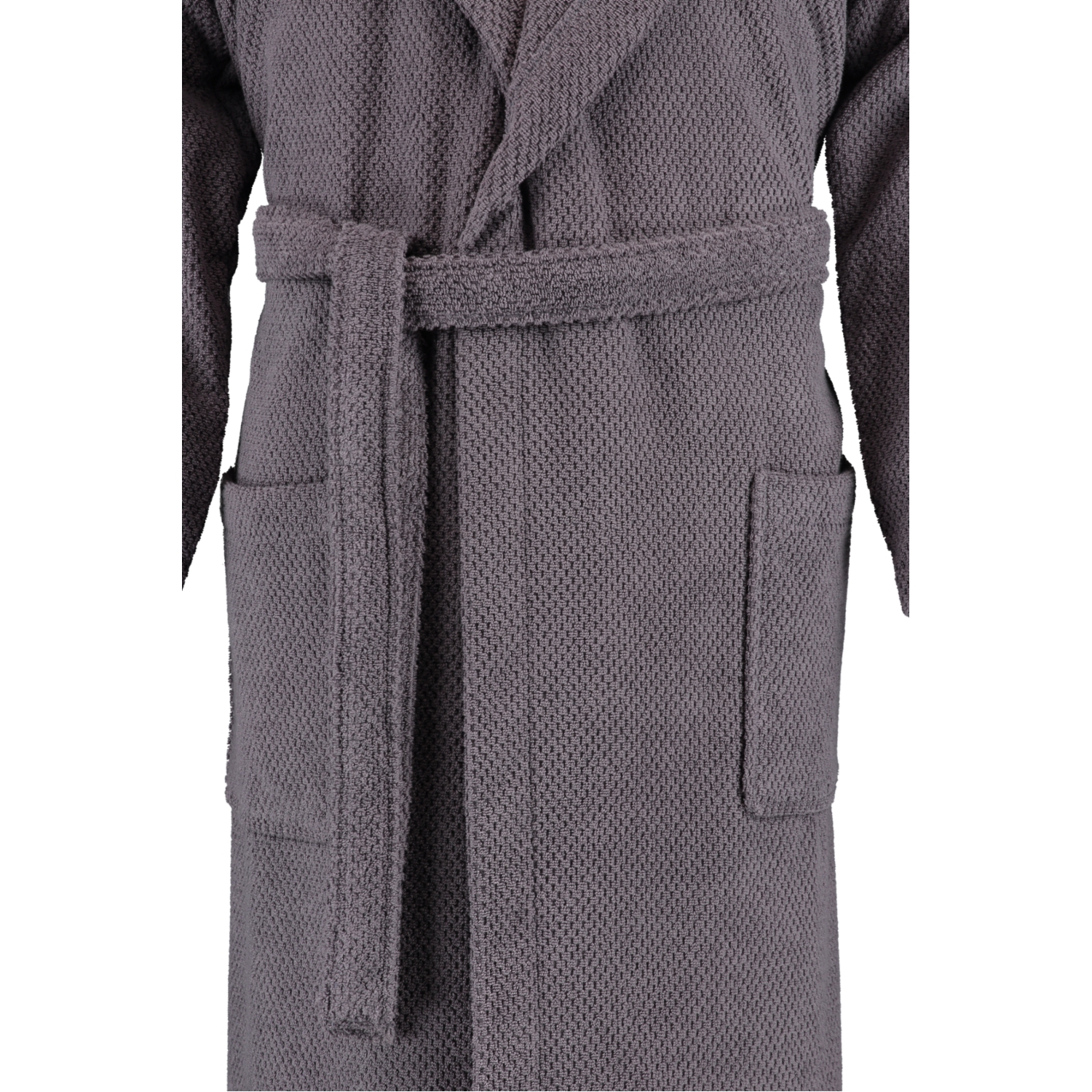 Rhomtuft - Bademantel Baronesse unisex - Farbe: zinn - 02 - M