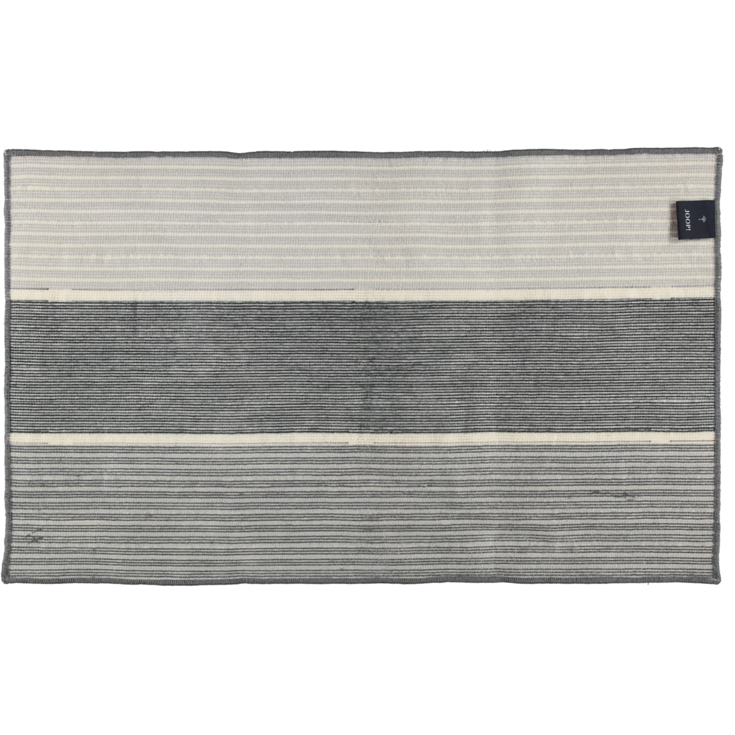 JOOP! Badteppich Lines 286 - Farbe: Anthrazit - 069 - 70x120 cm