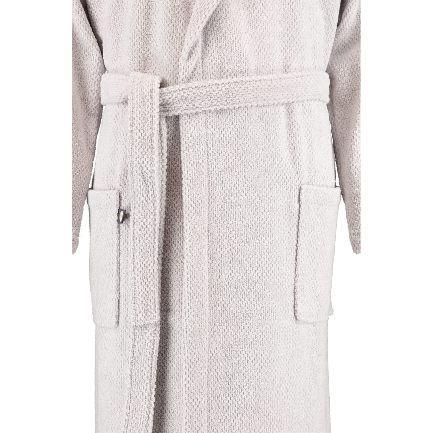 Rhomtuft - Bademantel Baronesse unisex - Farbe: perlgrau - 11
