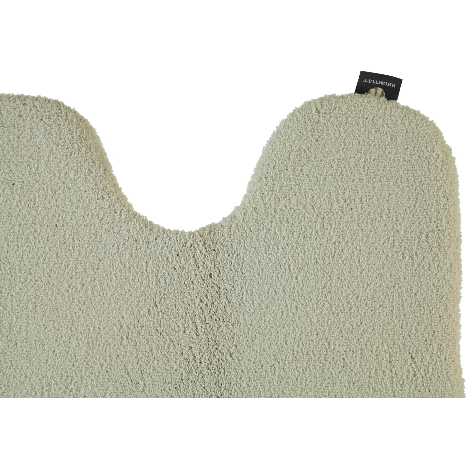 Rhomtuft - Badteppiche Aspect - Farbe: stone - 320 - Toilettenvorlage mit Ausschnitt 55x60 cm