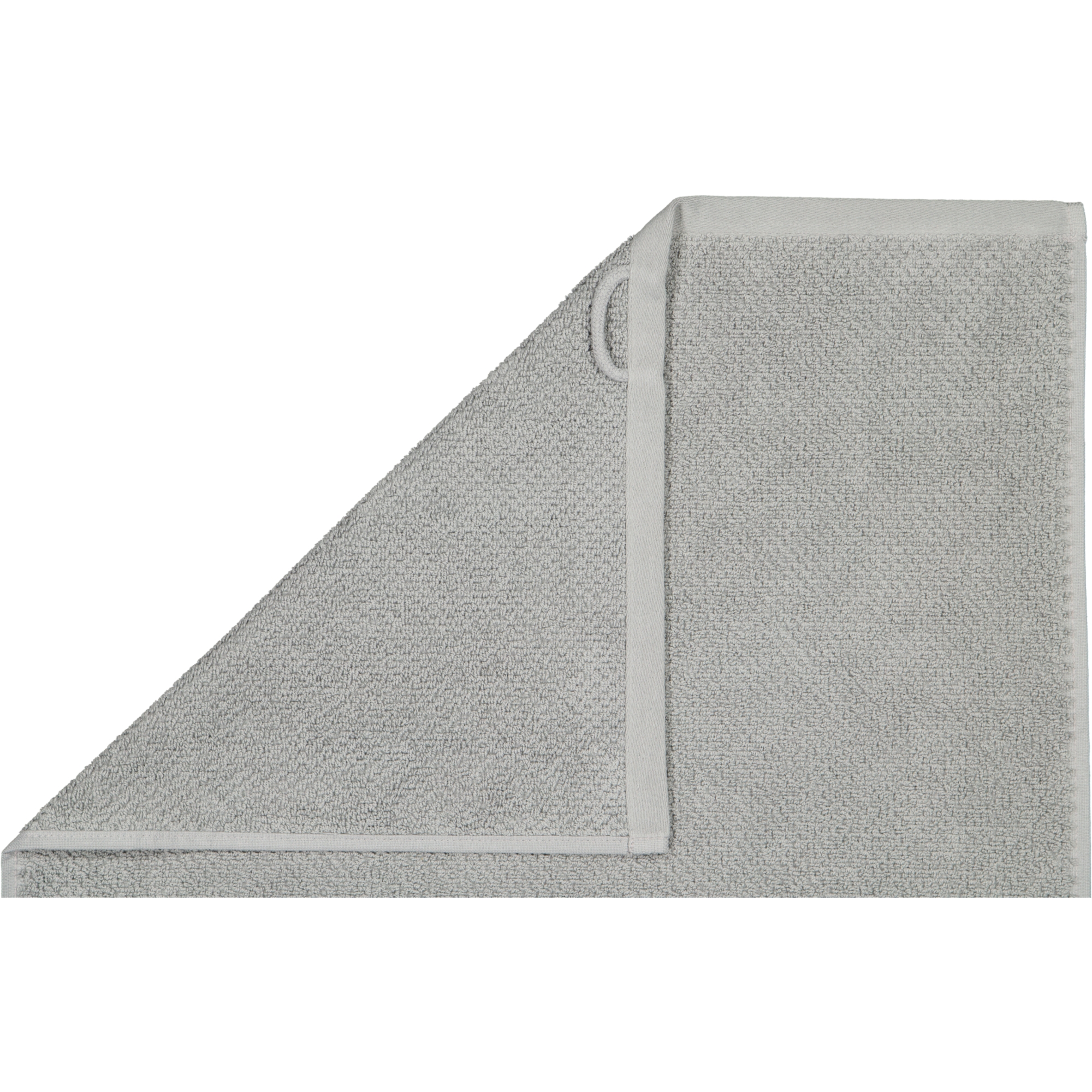 Rhomtuft - Handtücher Baronesse - Farbe: kiesel - 85 - Seiflappen 30x30 cm