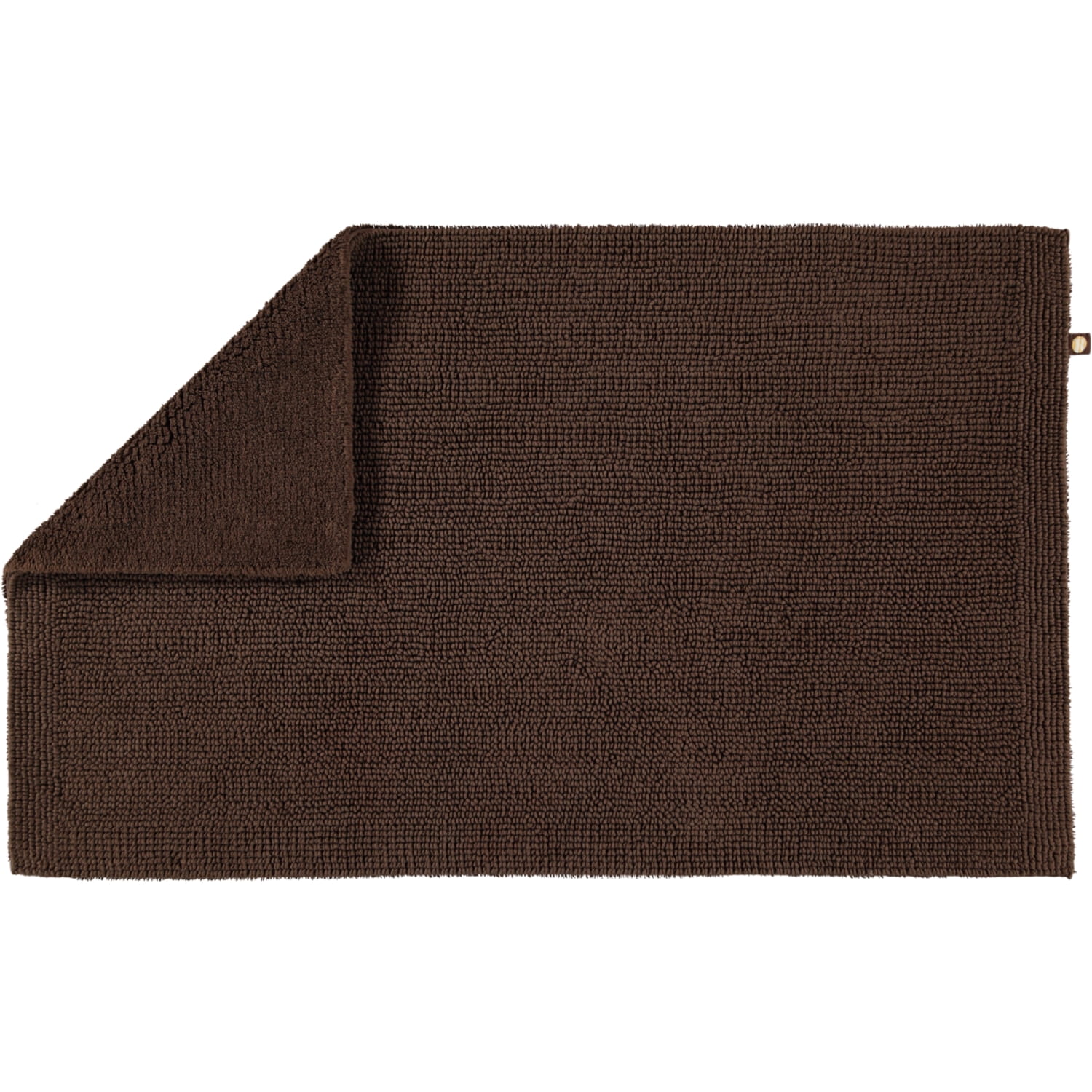 Rhomtuft - Badteppich Pur - Farbe: mocca - 406 - 60x100 cm