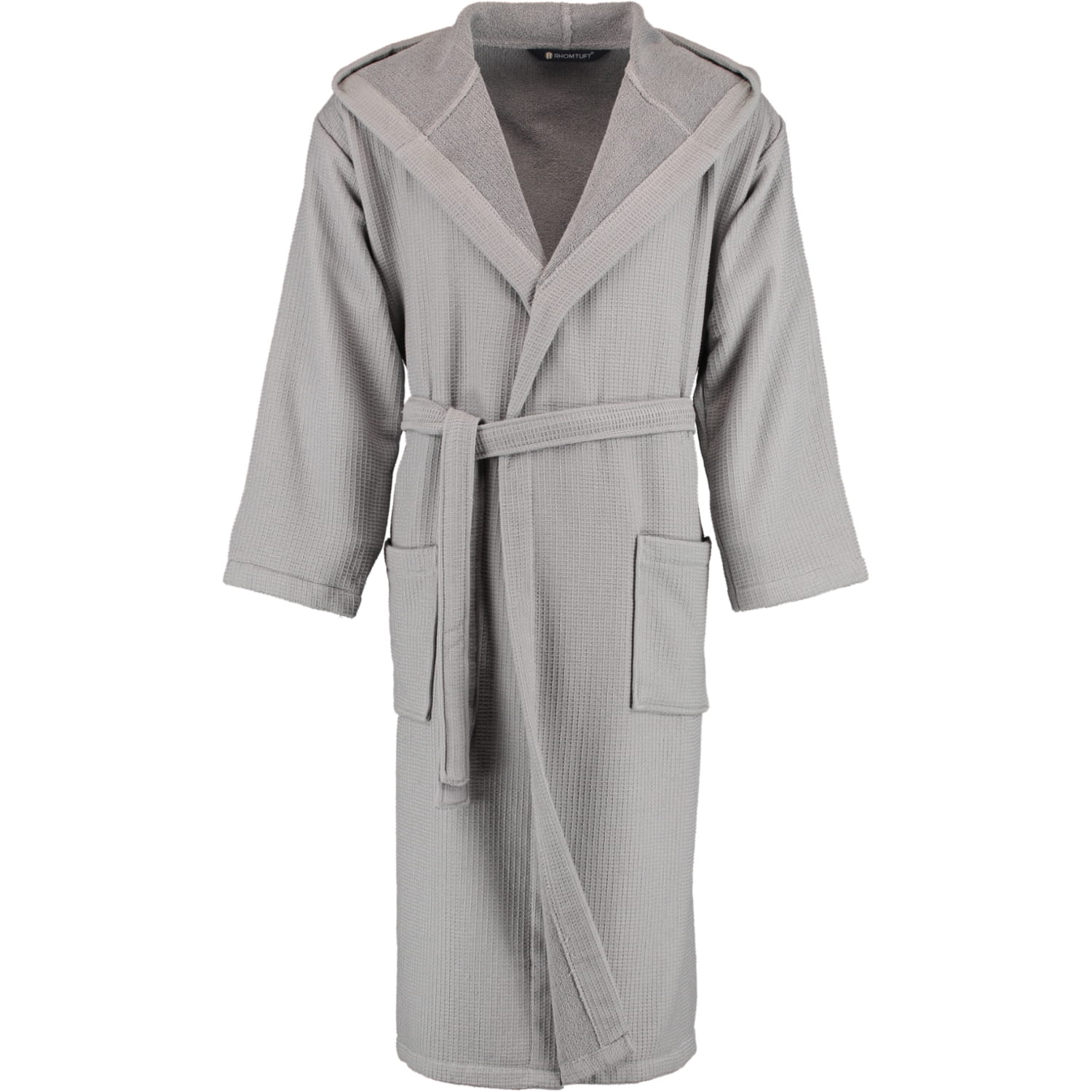 Rhomtuft - Bademantel Face & Body unisex - Farbe: kiesel - 85 - XL