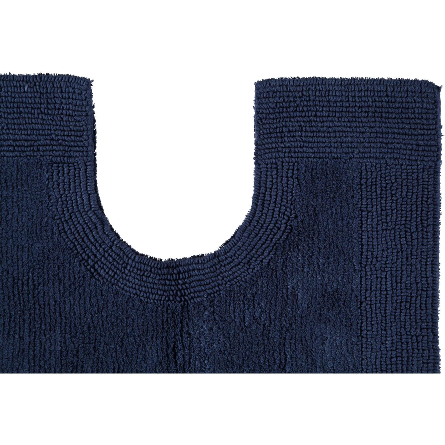 Rhomtuft - Badteppiche Prestige - Farbe: kobalt - 84 - Toilettenvorlage mit Ausschnitt 60x60 cm
