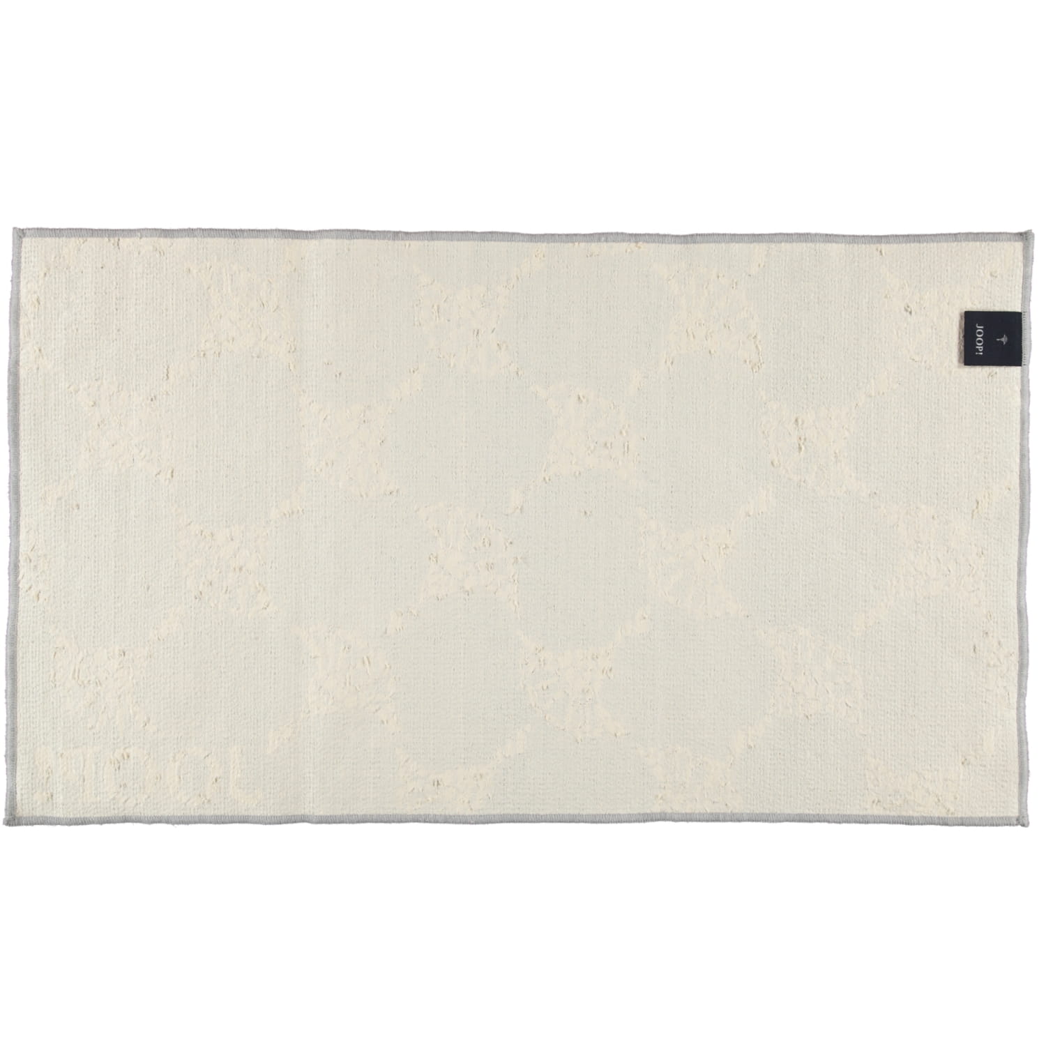 JOOP! Badteppich New Cornflower Allover 142 - Farbe: Kiesel - 085 - 70x120 cm
