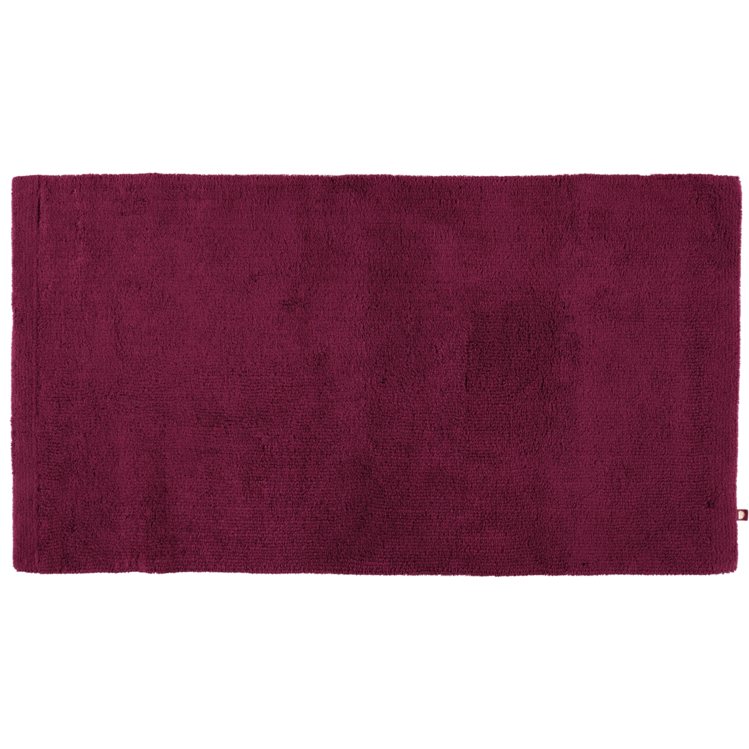 Rhomtuft - Badteppich Pur - Farbe: berry - 237 - 70x130 cm