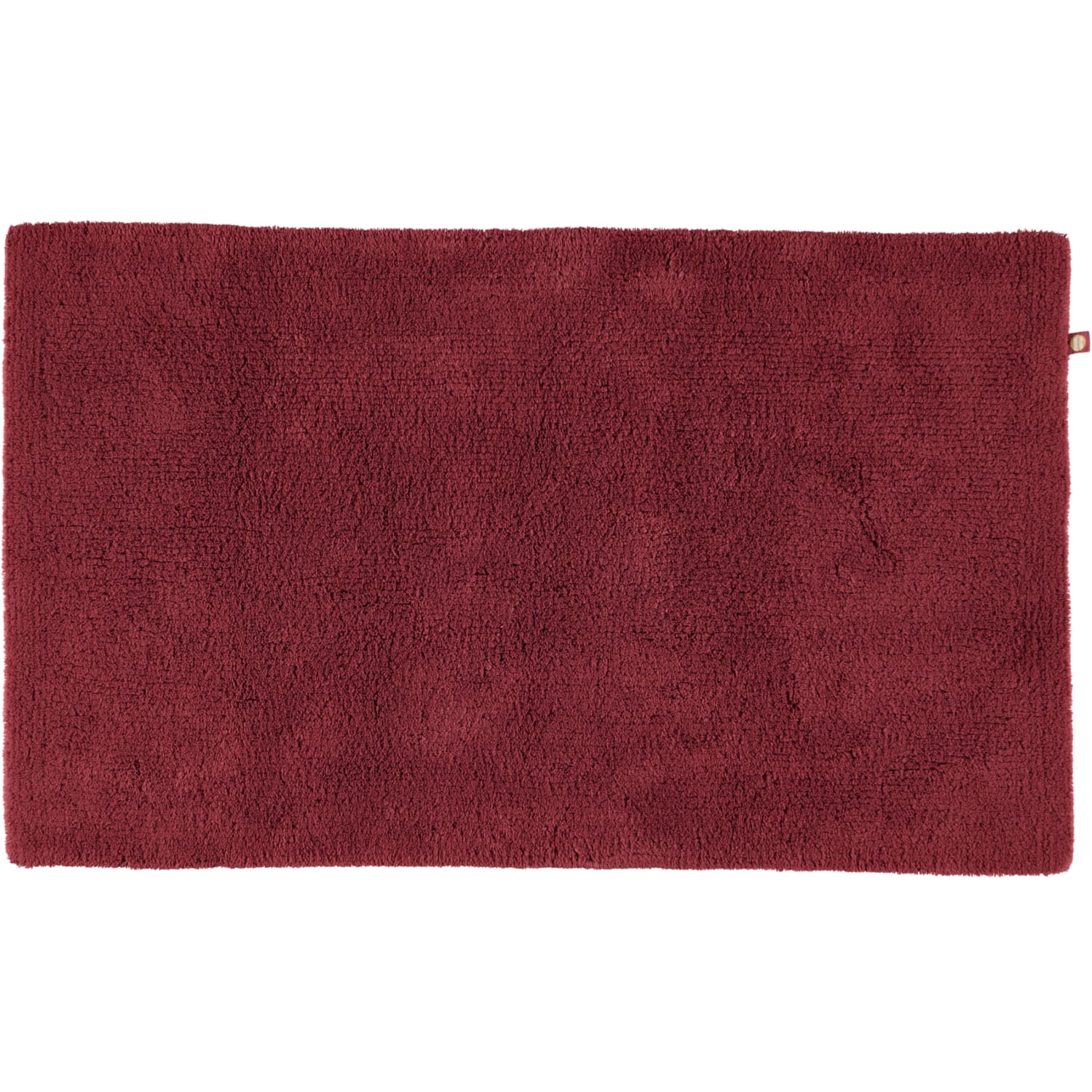 Rhomtuft - Badteppich Pur - Farbe: marsala - 391 - 50x75 cm