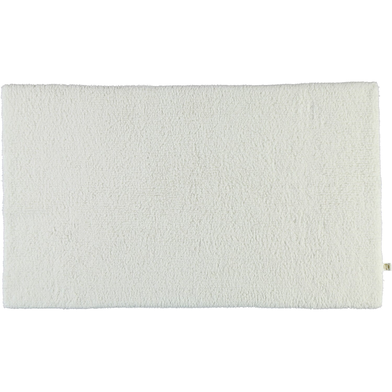 Rhomtuft - Badteppich Pur - Farbe: weiss - 01 - 50x75 cm