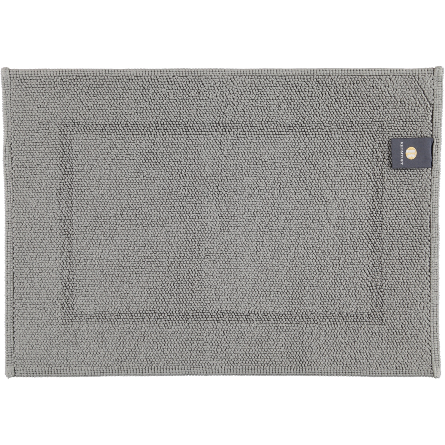 Rhomtuft - Badematte Pearl 51 - Farbe: kiesel - 85 - 50x70 cm