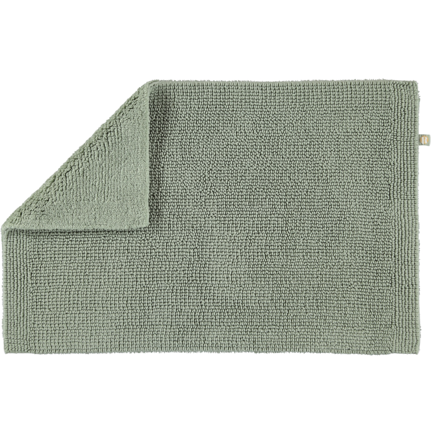 Rhomtuft - Badteppich Pur - Farbe: jade - 90 - 50x75 cm