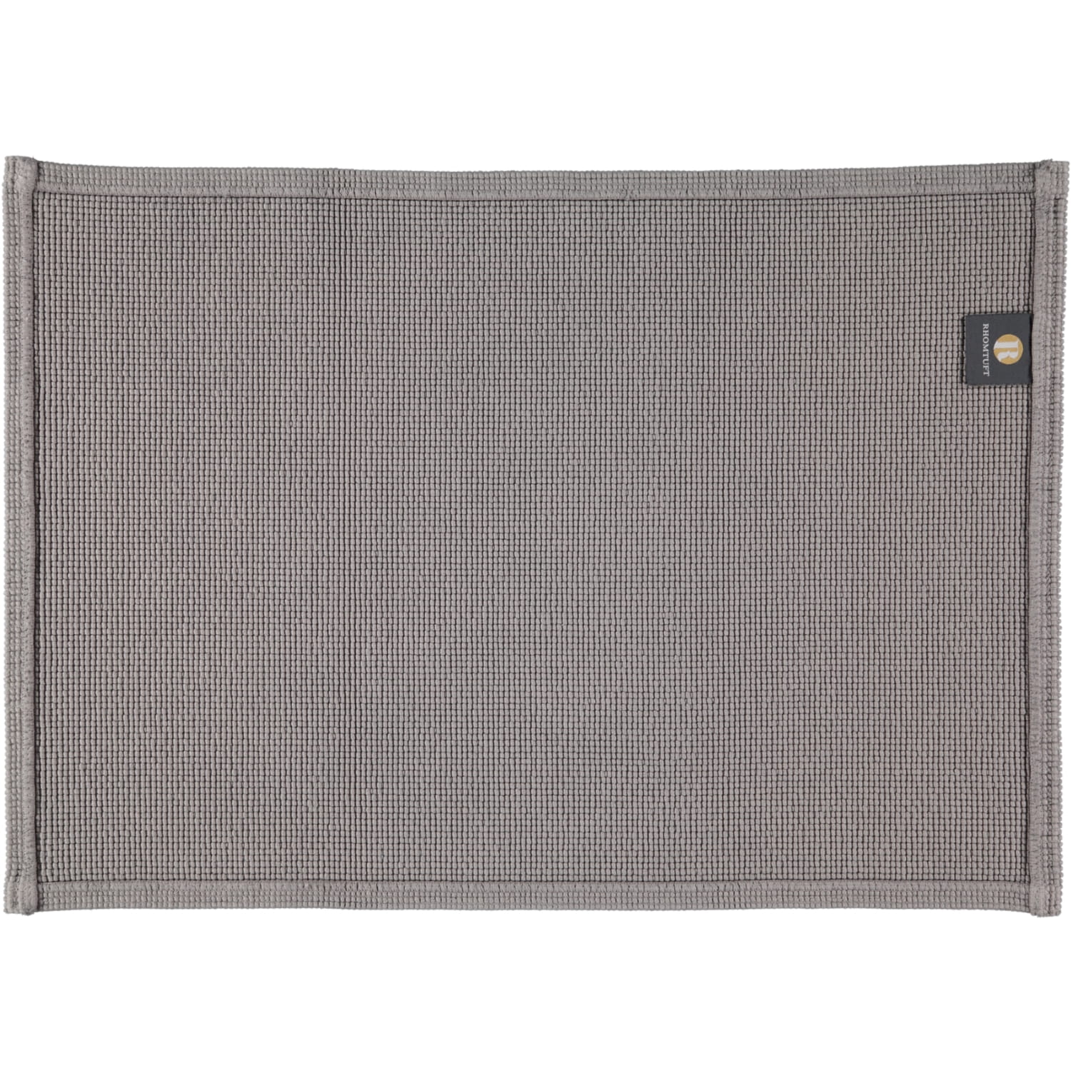 Rhomtuft - Badteppiche Plain - Farbe: kiesel - 85 - 50x70 cm