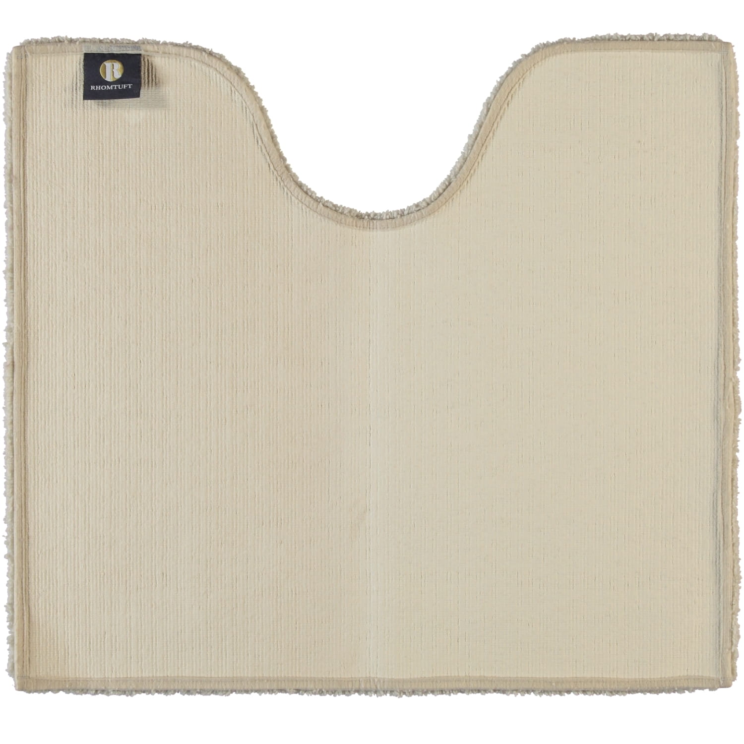 Rhomtuft - Badteppiche Square - Farbe: stone - 320 - Toilettenvorlage mit Ausschnitt 55x60 cm
