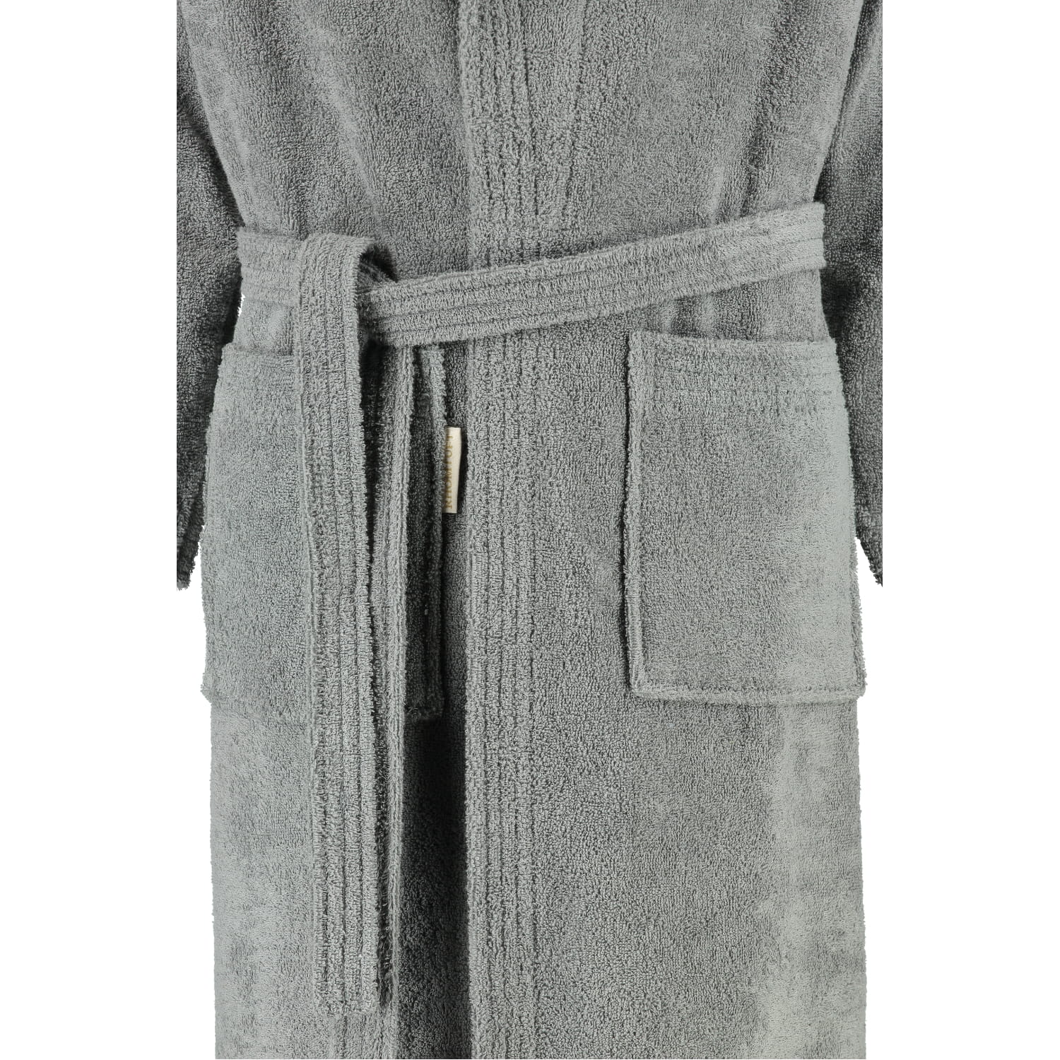 Rhomtuft - Bademantel Sir & Lady - Unisex - Farbe: kiesel - 85