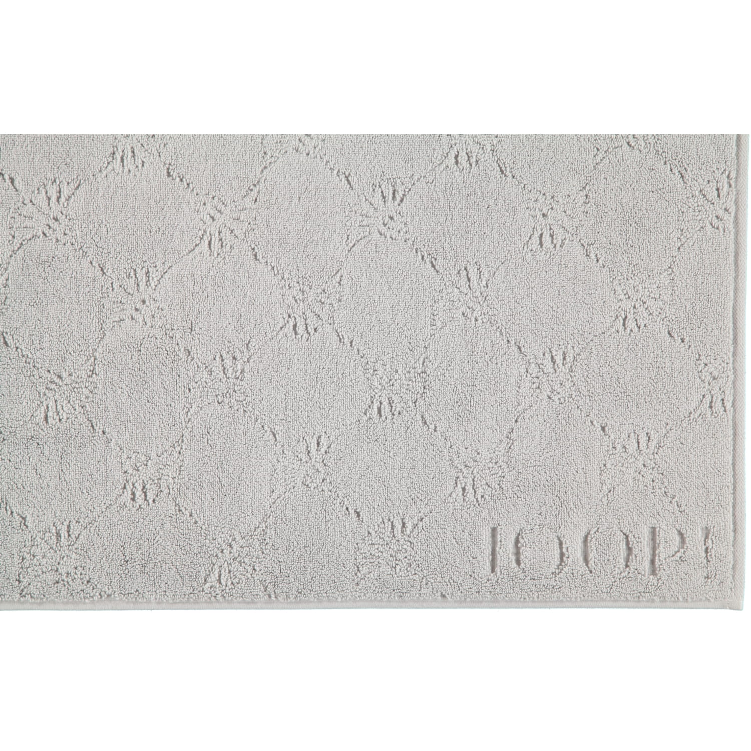 JOOP Uni Cornflower Badematte 1670 - 50x80 cm - Farbe: platin - 705