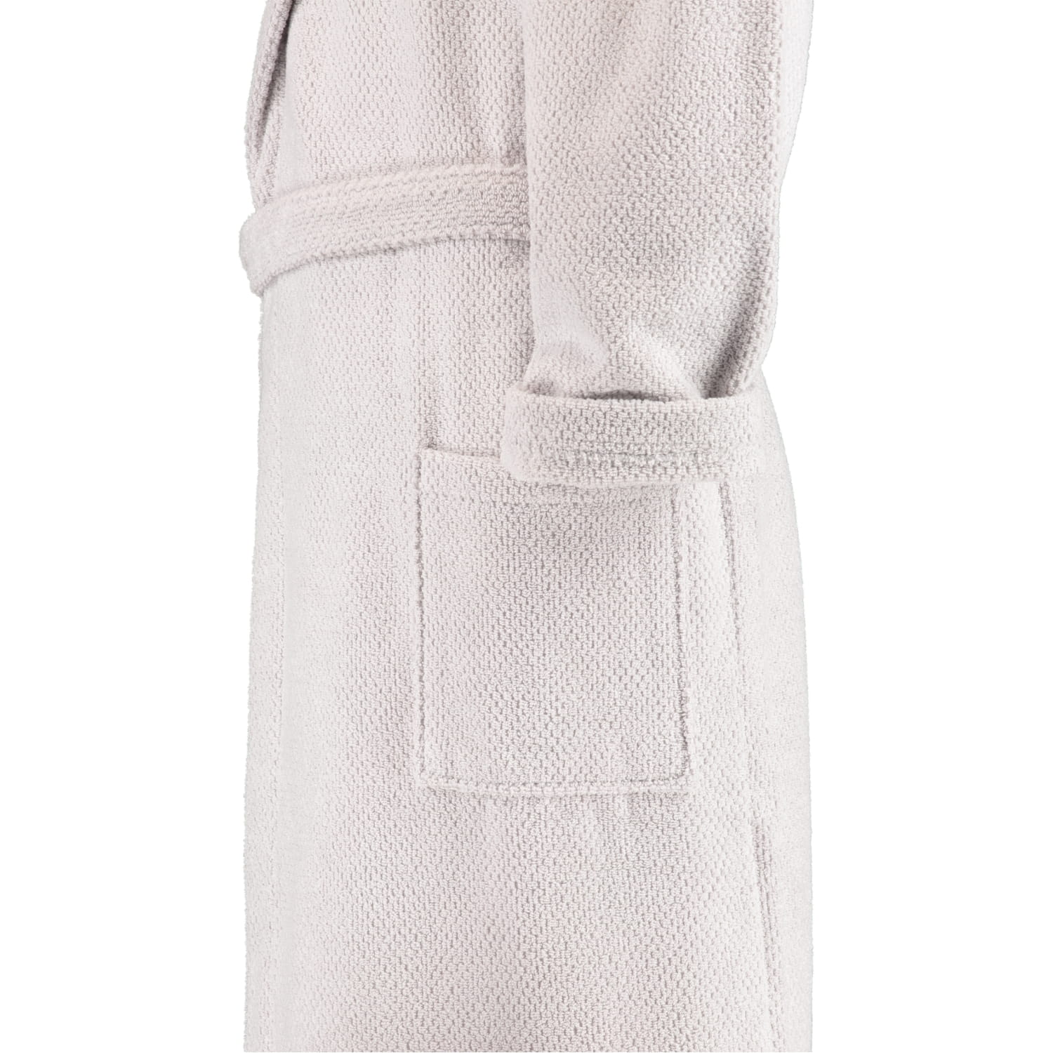 Rhomtuft RHOMTUFT Bademäntel unisex Kapuze Baronesse perlgrau - 11
