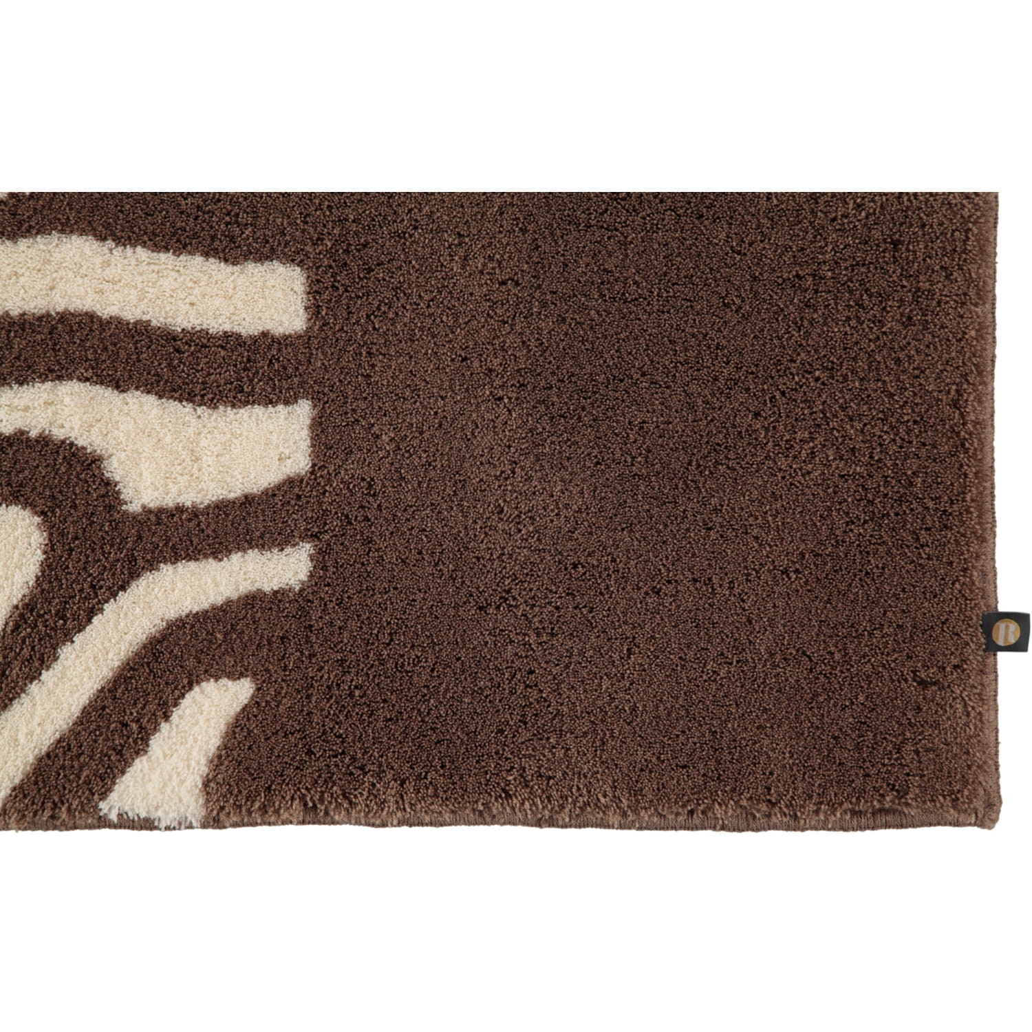 Rhomtuft - Badteppiche Zebra - Farbe: taupe/natur-jasmin - 1400