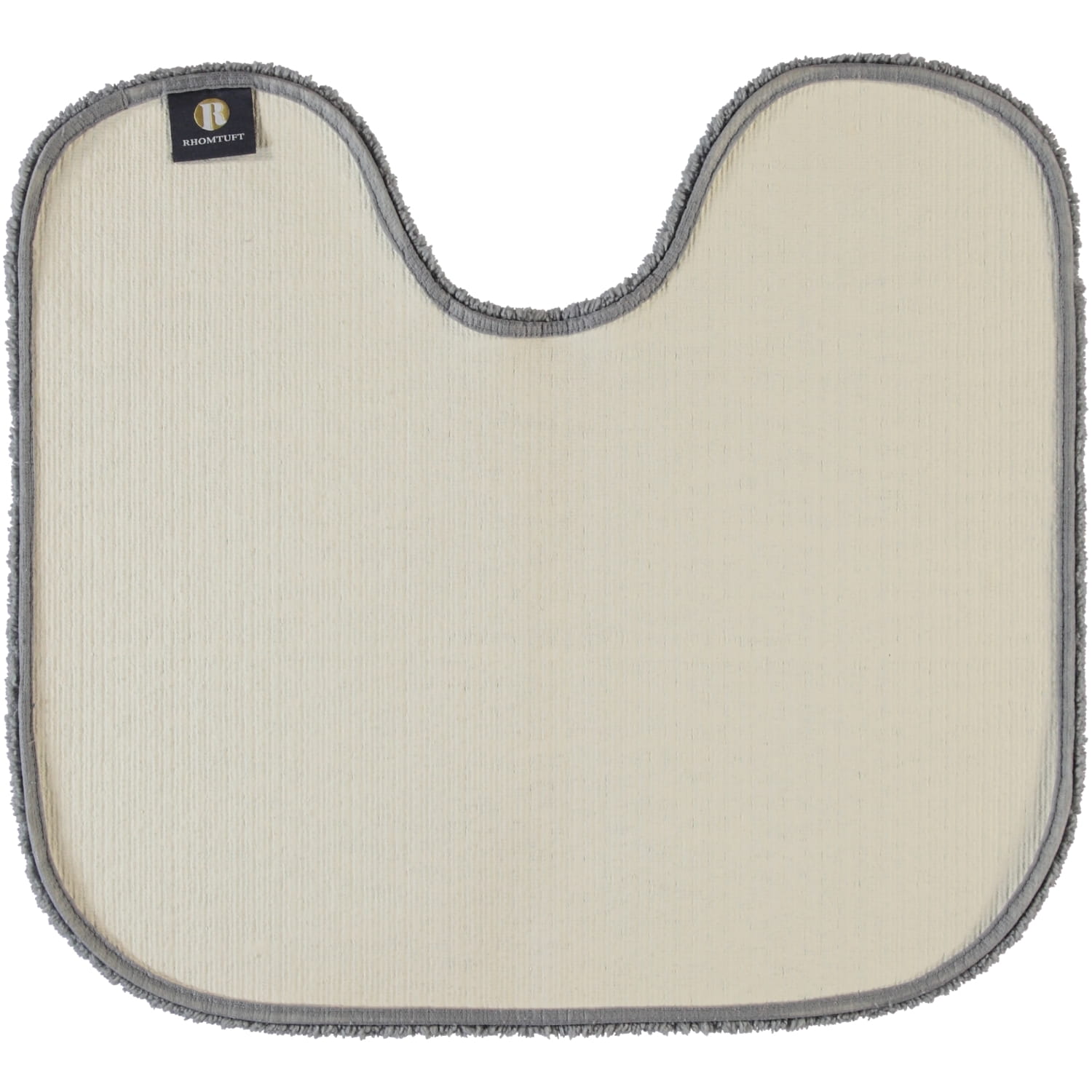 Rhomtuft - Badteppiche Aspect - Farbe: kiesel - 85 - Toilettenvorlage mit Ausschnitt 55x60 cm
