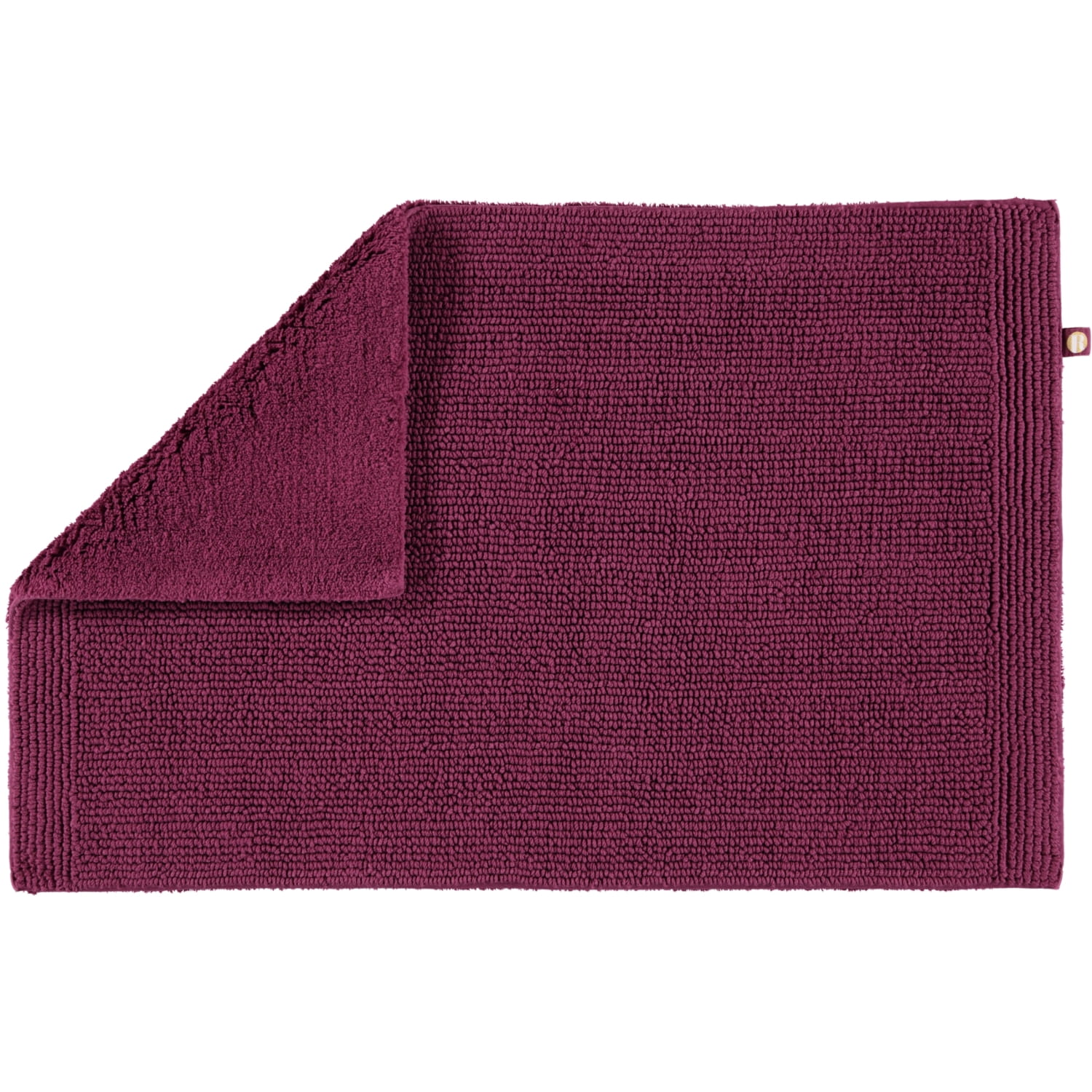 Rhomtuft - Badteppich Pur - Farbe: berry - 237 - 50x75 cm