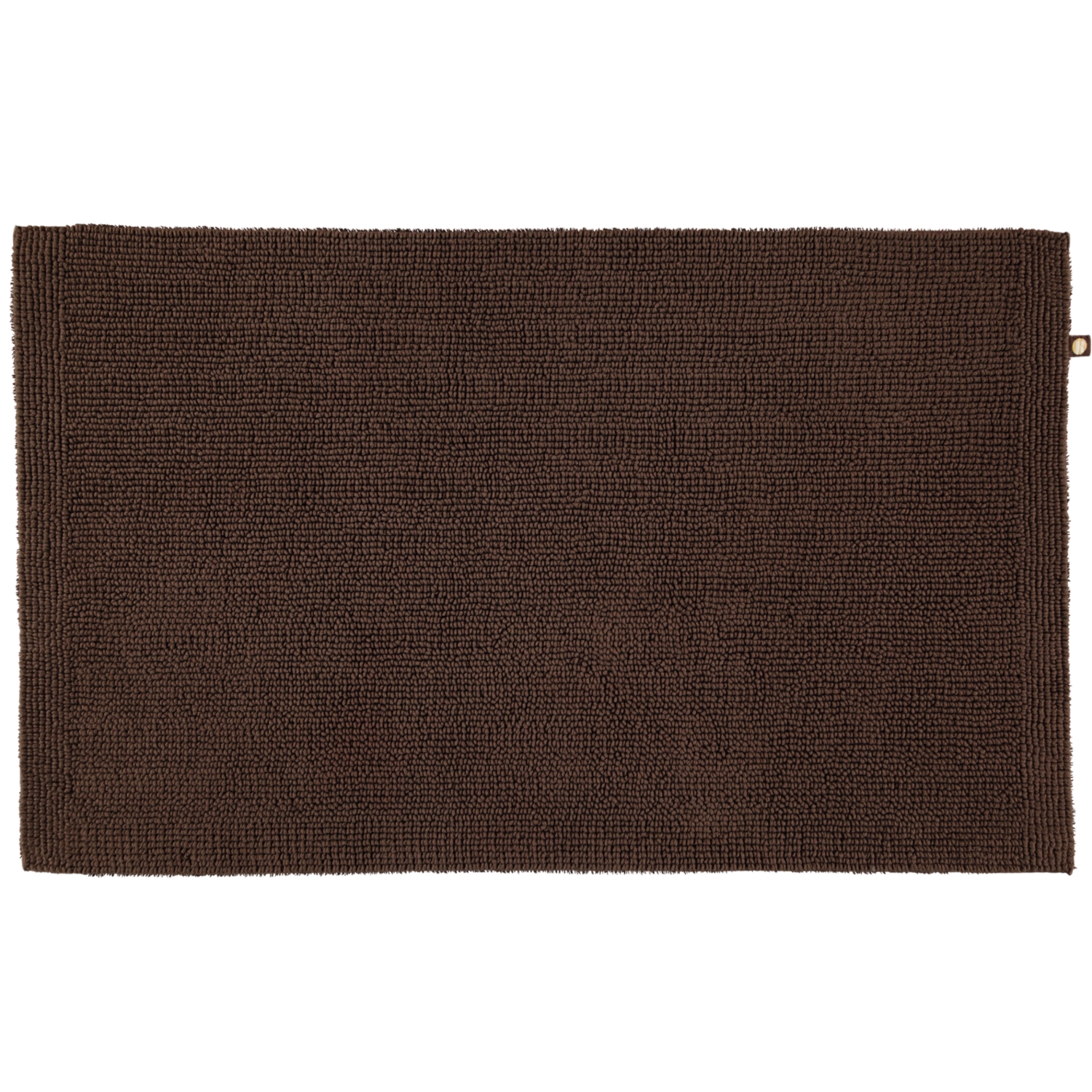 Rhomtuft - Badteppich Pur - Farbe: mocca - 406 - 60x100 cm