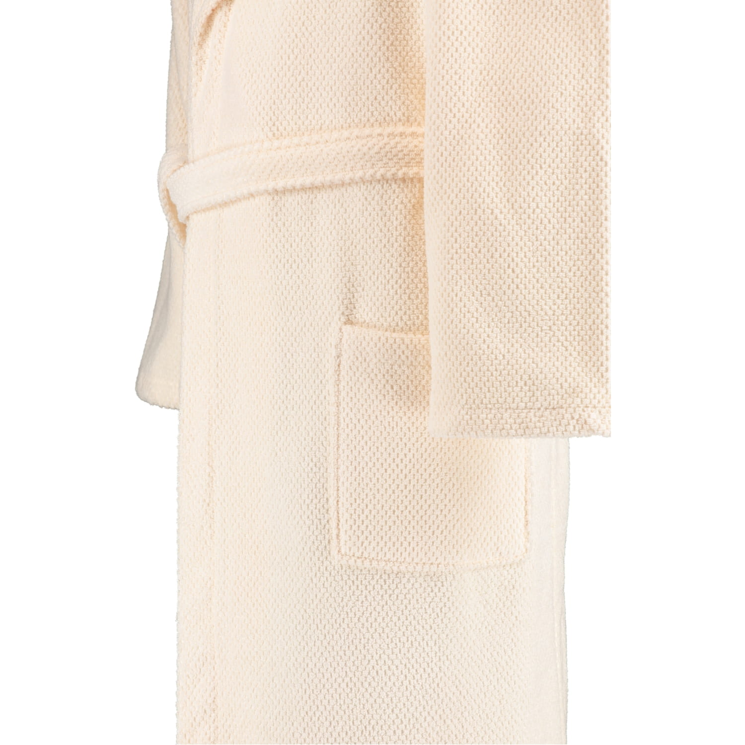Rhomtuft - Bademantel Baronesse unisex - Farbe: natur-jasmin - 20 - S