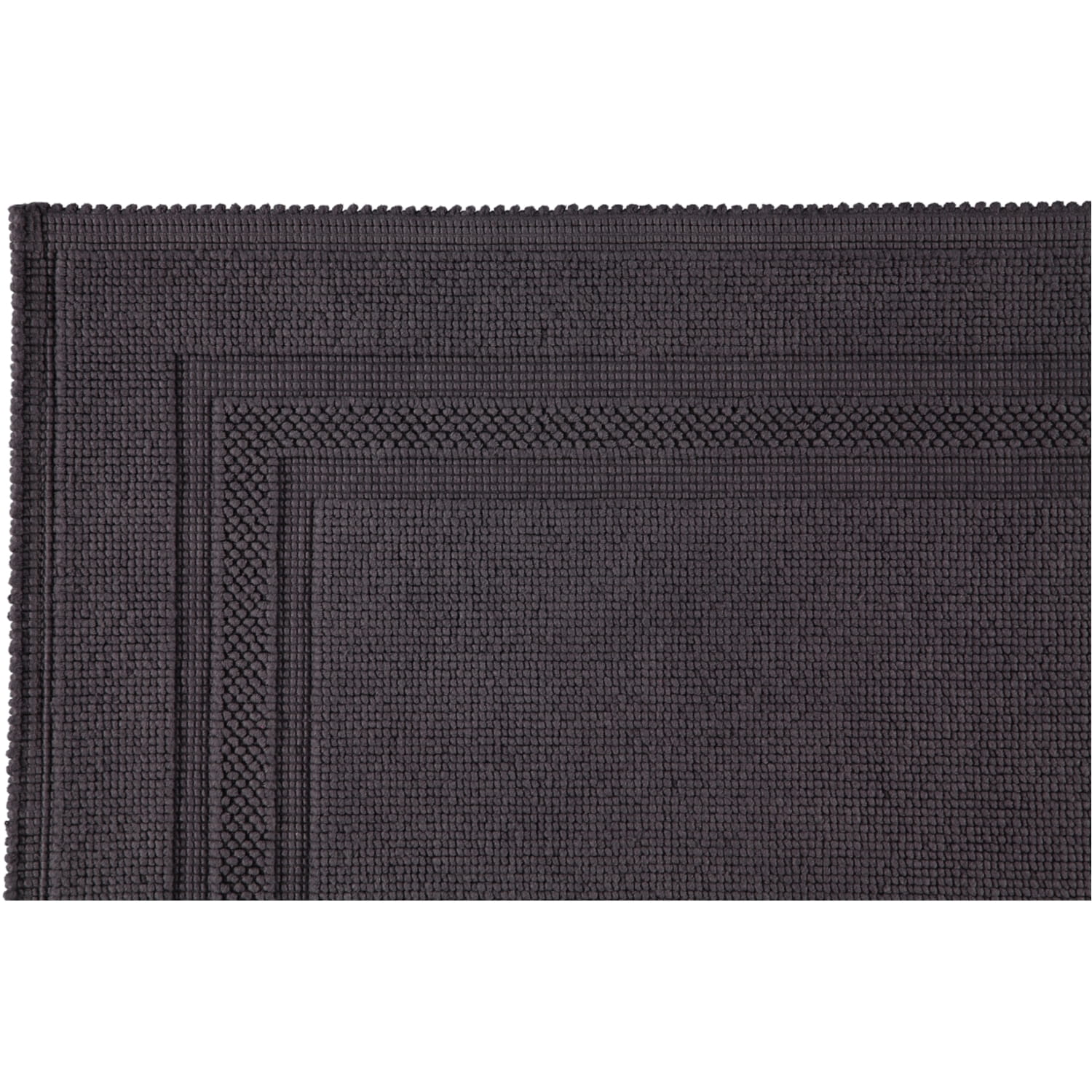 Rhomtuft - Badteppiche Gala - Farbe: zinn - 02 - 60x90 cm