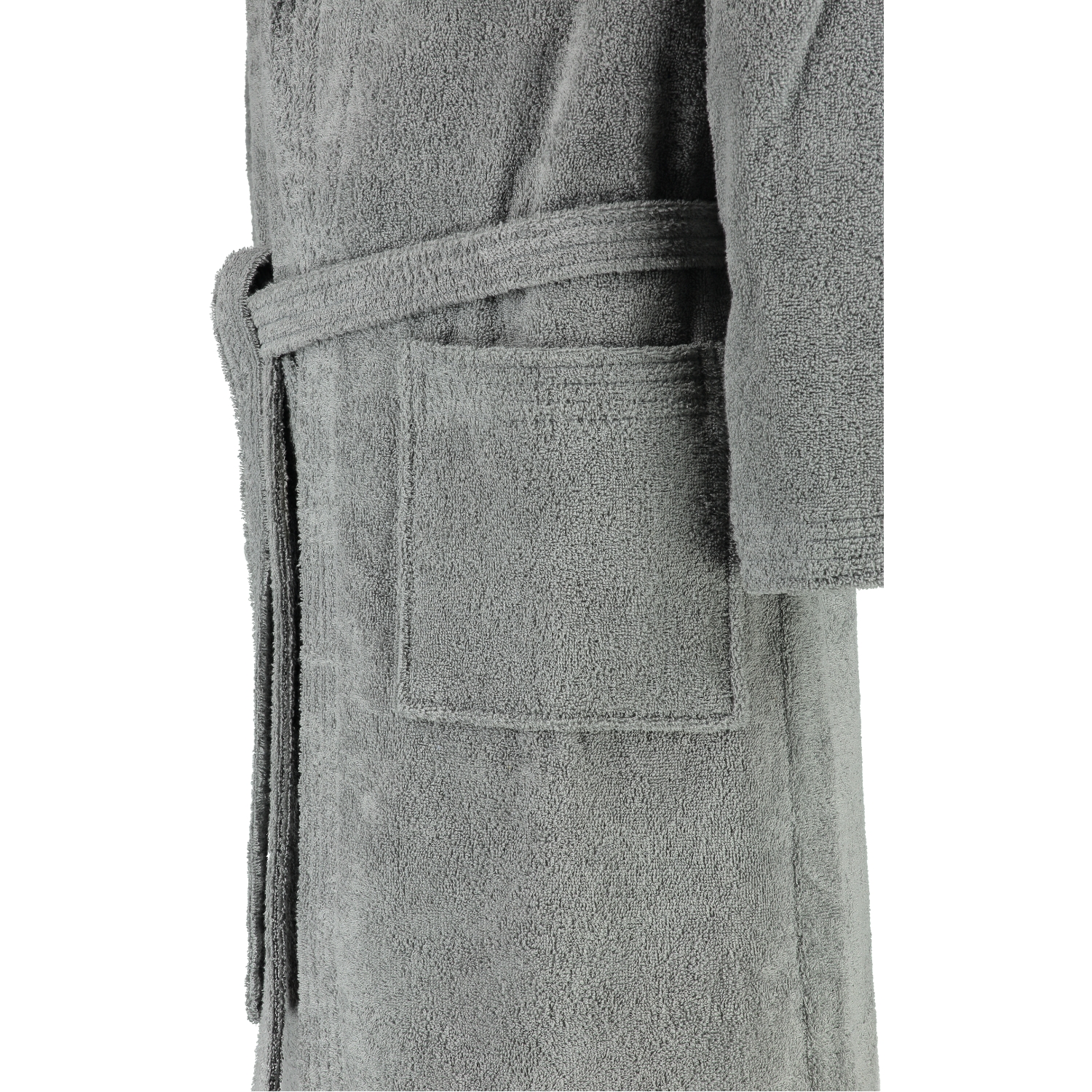 Rhomtuft - Bademantel Sir & Lady - Unisex - Farbe: kiesel - 85