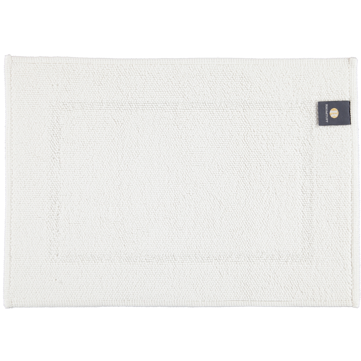 Rhomtuft - Badematte Pearl 51 - Farbe: weiß - 01 - 50x70 cm