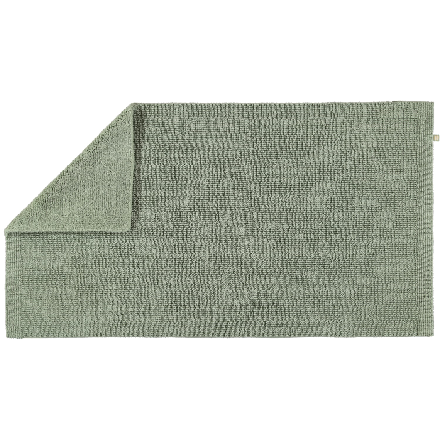Rhomtuft - Badteppich Pur - Farbe: jade - 90 - 70x130 cm