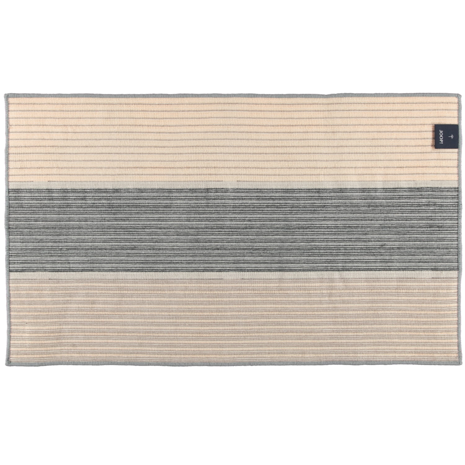 JOOP! Badteppich Lines 286 - Farbe: Natur - 020 - 70x120 cm
