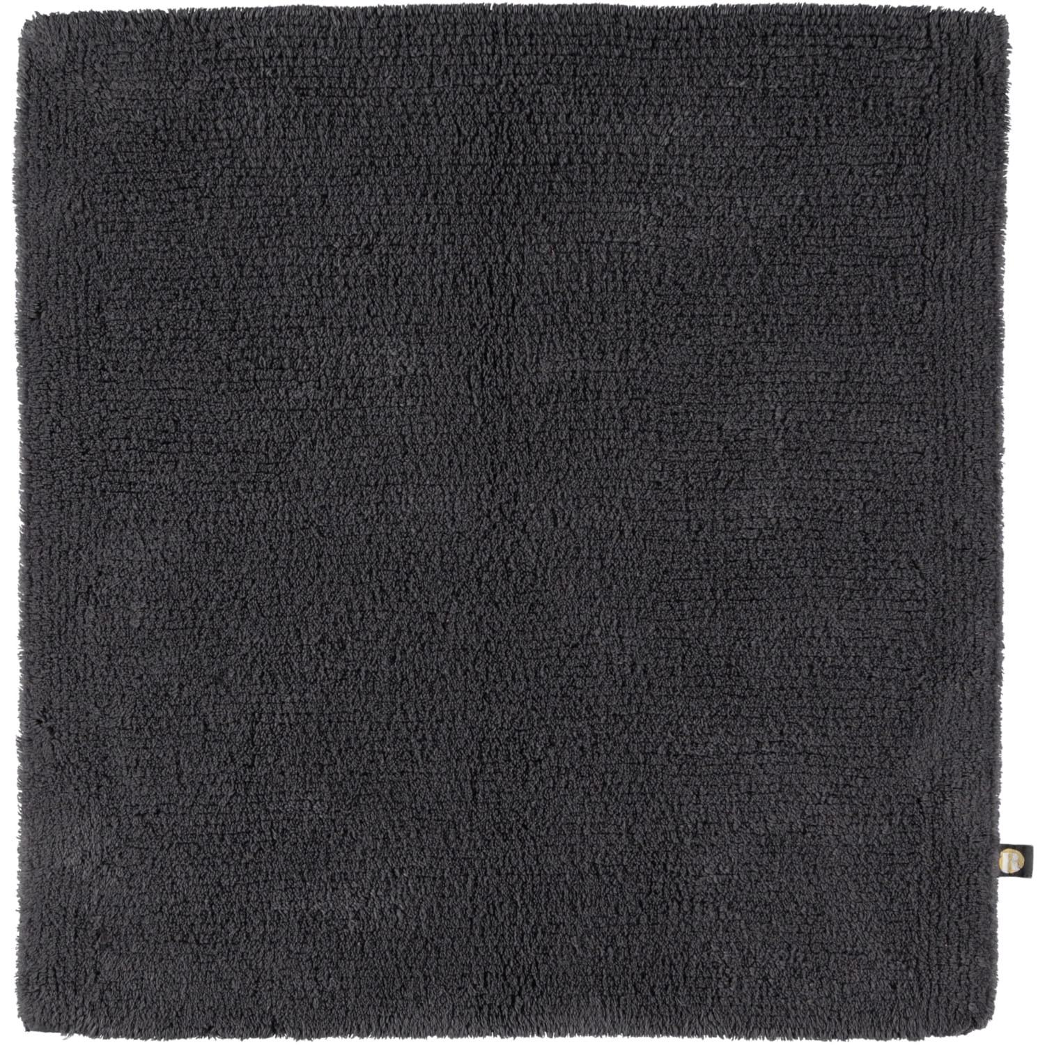 Rhomtuft - Badteppich Pur - Farbe: zinn - 02 - 60x60 cm