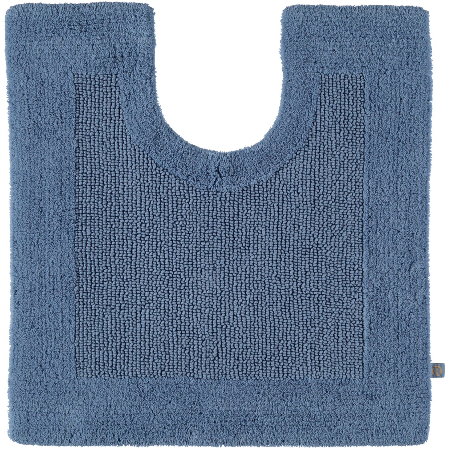 Rhomtuft - Badteppiche Prestige - Farbe: aqua - 78 - Toilettenvorlage mit Ausschnitt 60x60 cm