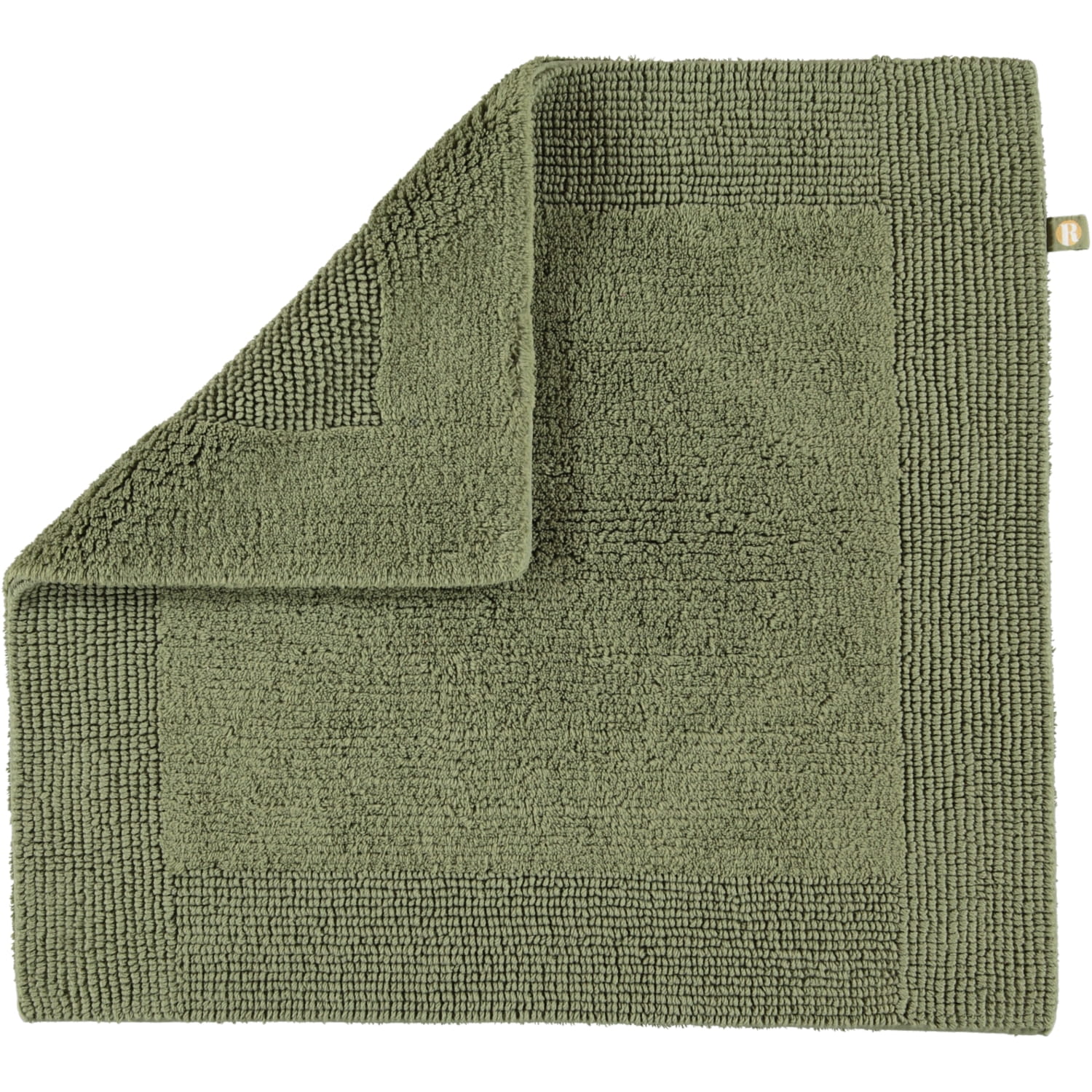 Rhomtuft - Badteppiche Prestige - Farbe: olive - 404 - 60x60 cm