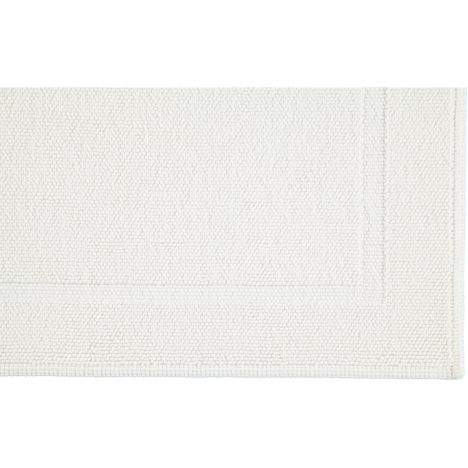 Rhomtuft - Badematte Pearl 51 - Farbe: weiß - 01 - 50x70 cm