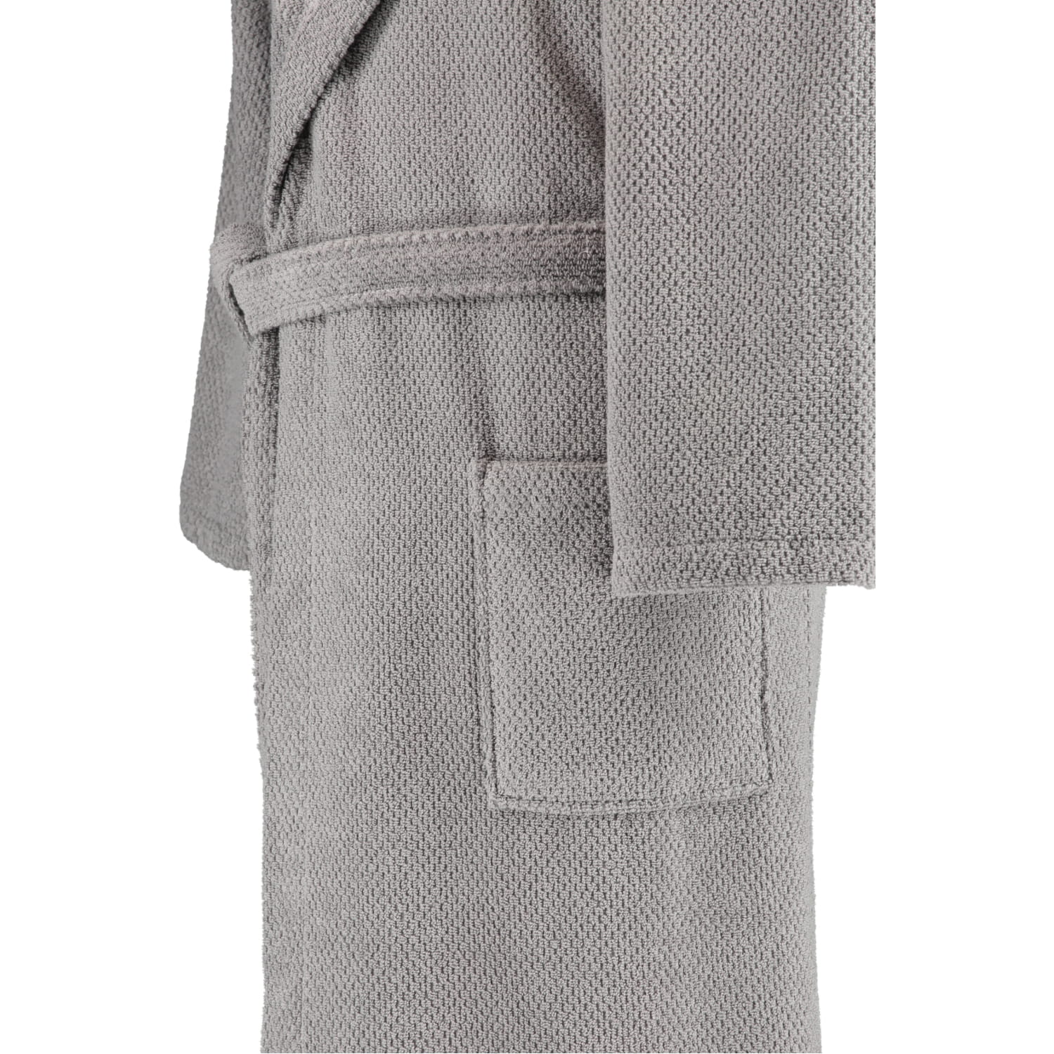 Rhomtuft - Bademantel Baronesse unisex - Farbe: kiesel - 85 - M
