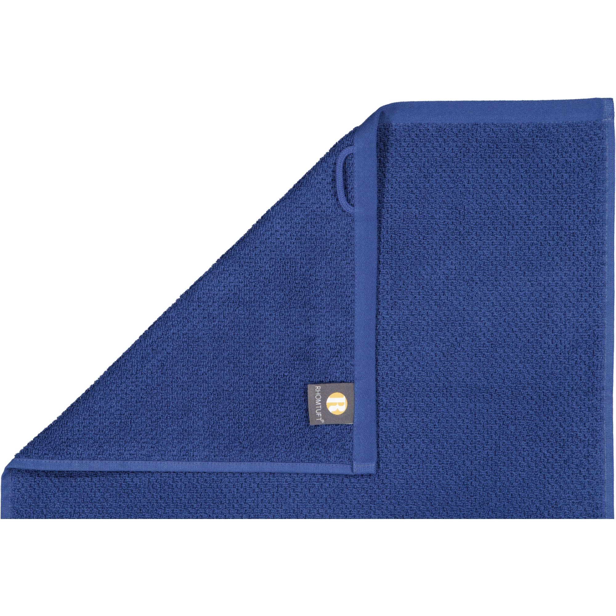 Rhomtuft - Handtücher Baronesse - Farbe: kobalt - 84 - Seiflappen 30x30 cm