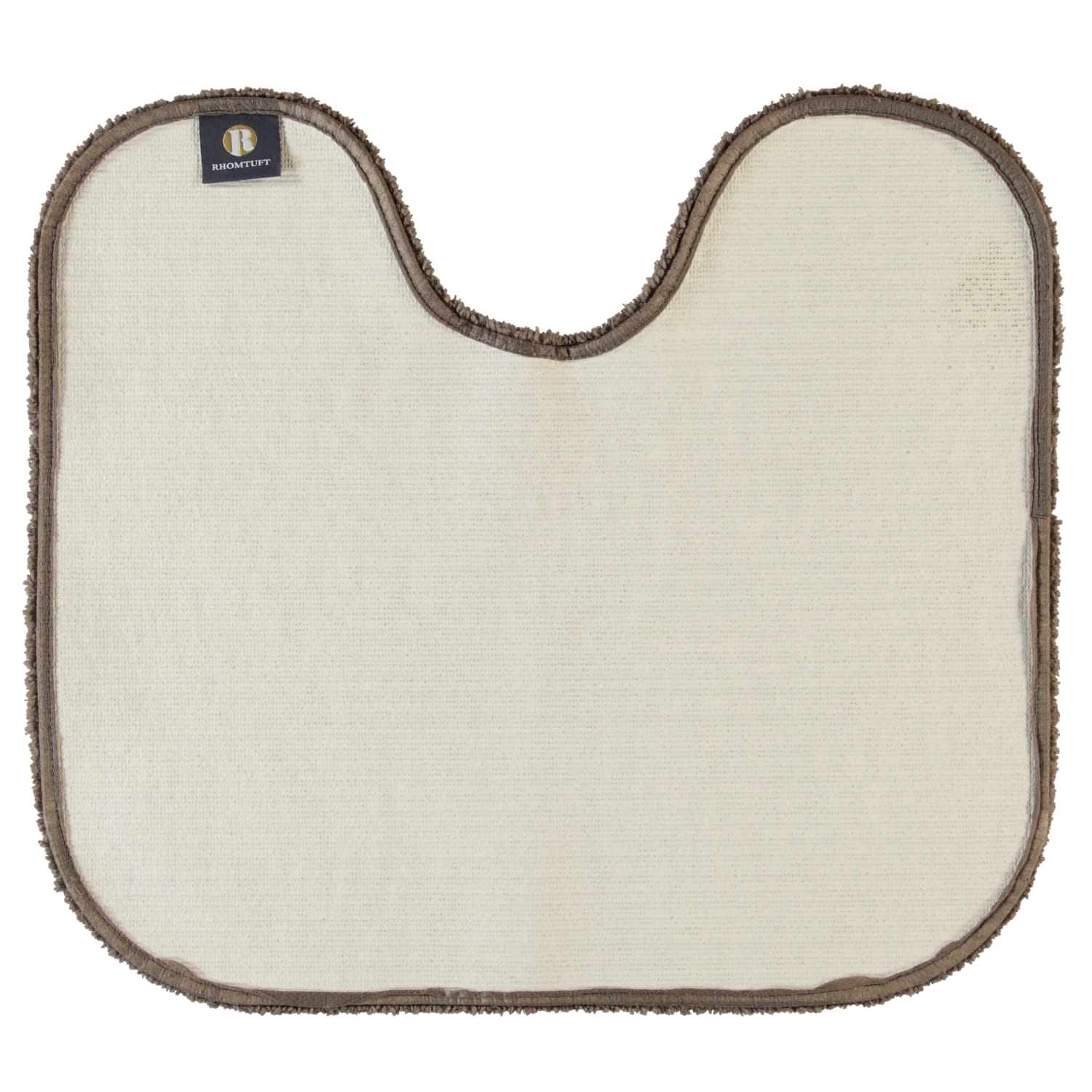 Rhomtuft - Badteppiche Aspect - Farbe: taupe - 58 - Toilettenvorlage mit Ausschnitt 55x60 cm