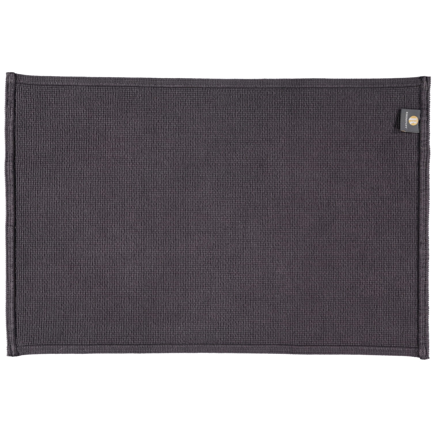 Rhomtuft - Badteppiche Plain - Farbe: zinn - 02 - 60x90 cm