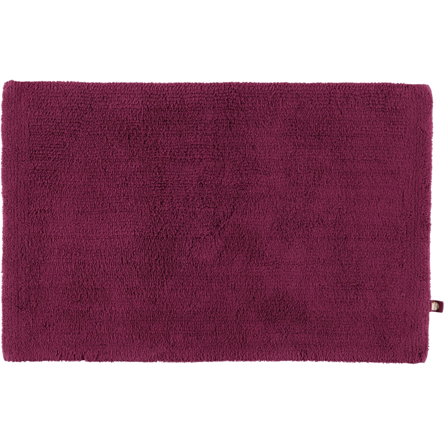 Rhomtuft - Badteppich Pur - Farbe: berry - 237 - 50x75 cm