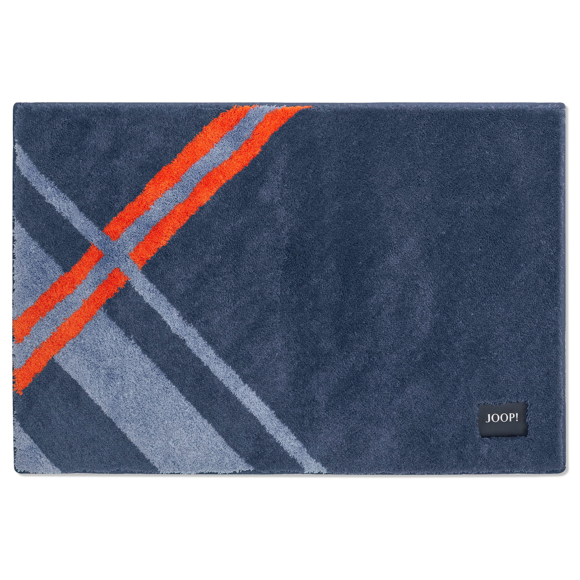 JOOP Badteppich Checks 288 - Farbe: Navy - 043 - 60x90 cm