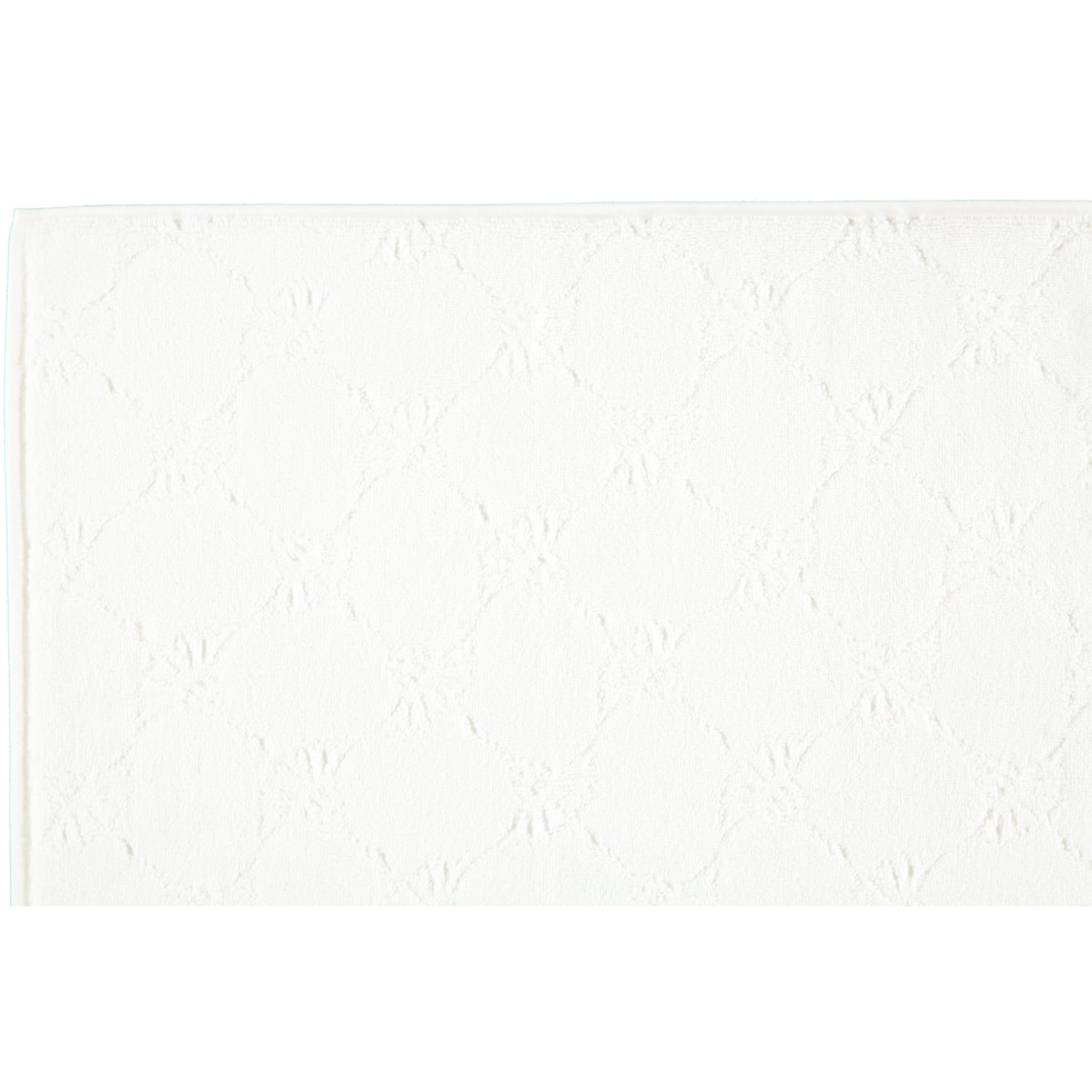 JOOP Uni Cornflower Badematte 1670 - 50x80 cm - Farbe: weiß - 600