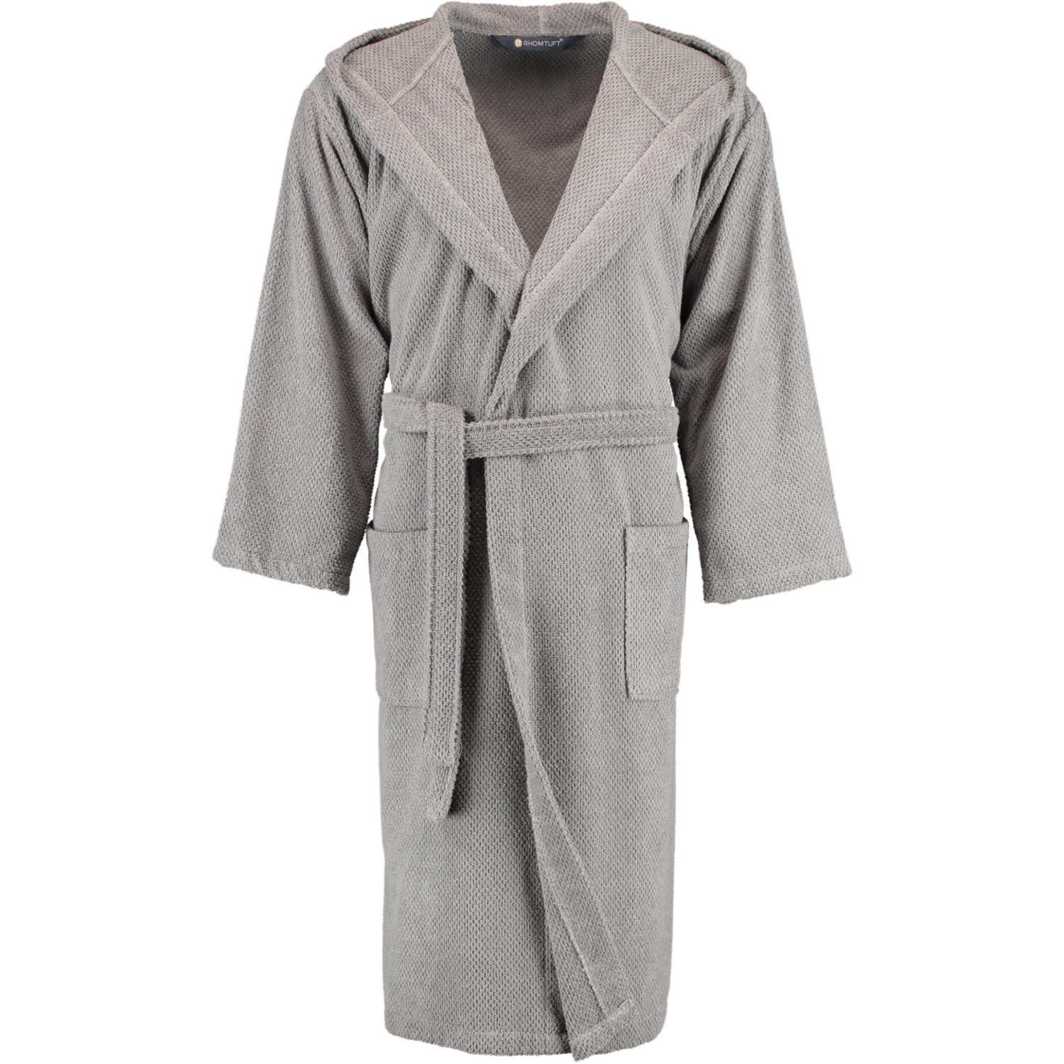 Rhomtuft - Bademantel Baronesse unisex - Farbe: kiesel - 85 - M
