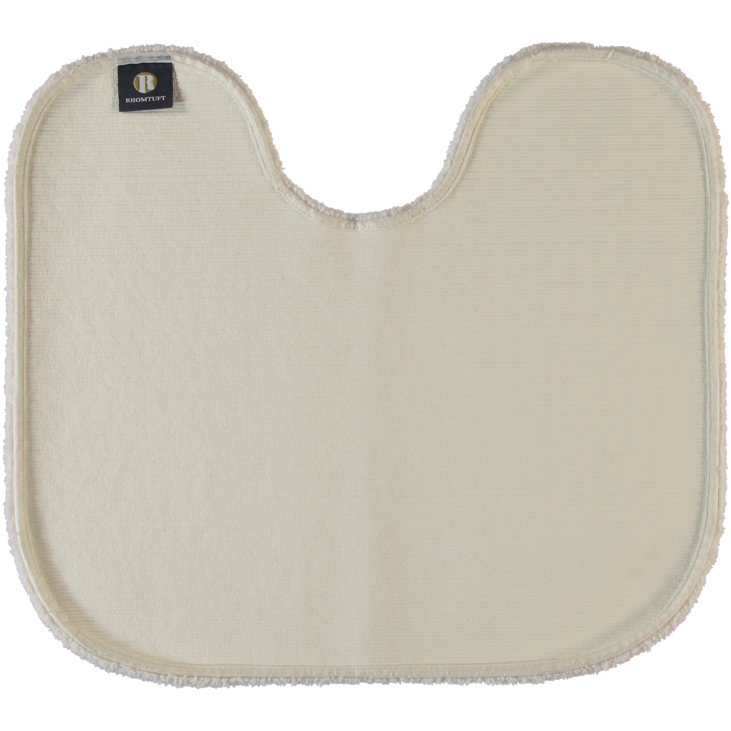 Rhomtuft - Badteppiche Aspect - Farbe: natur-jasmin - 20 - Toilettenvorlage mit Ausschnitt 55x60 cm